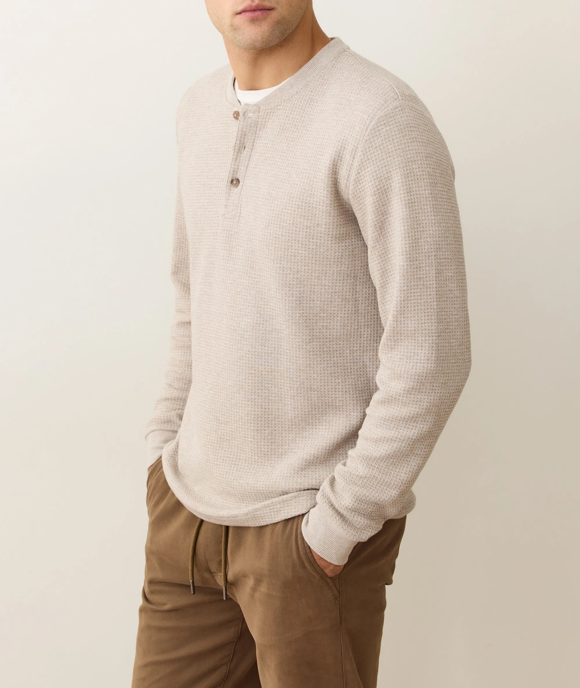 Waffle Henley sold by Marine Layer product image thumbnail 4