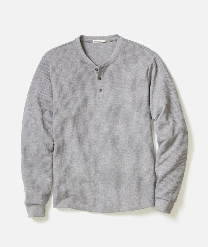 Waffle Henley made by Marine Layer