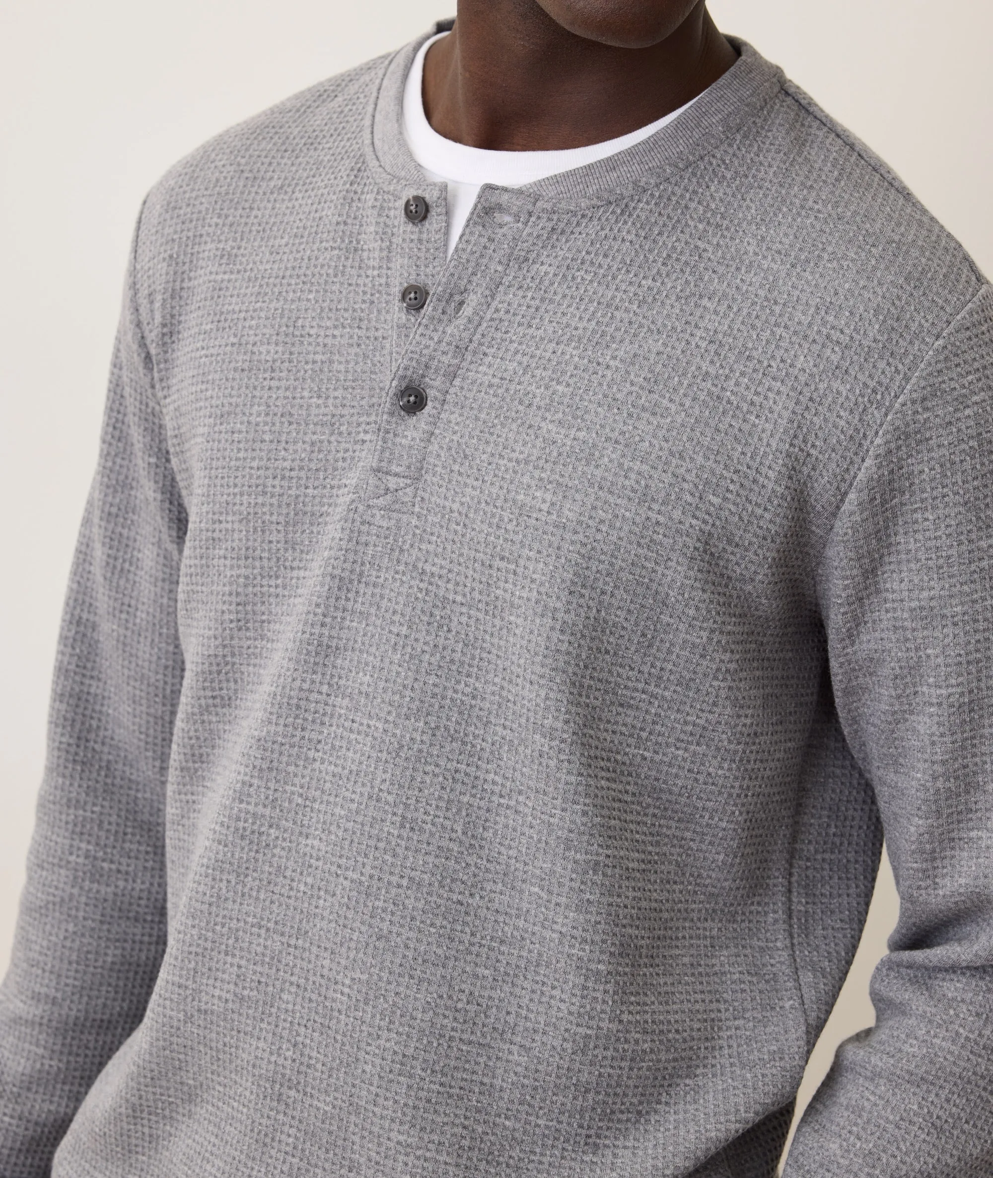 Waffle Henley sold by Marine Layer product image thumbnail 3