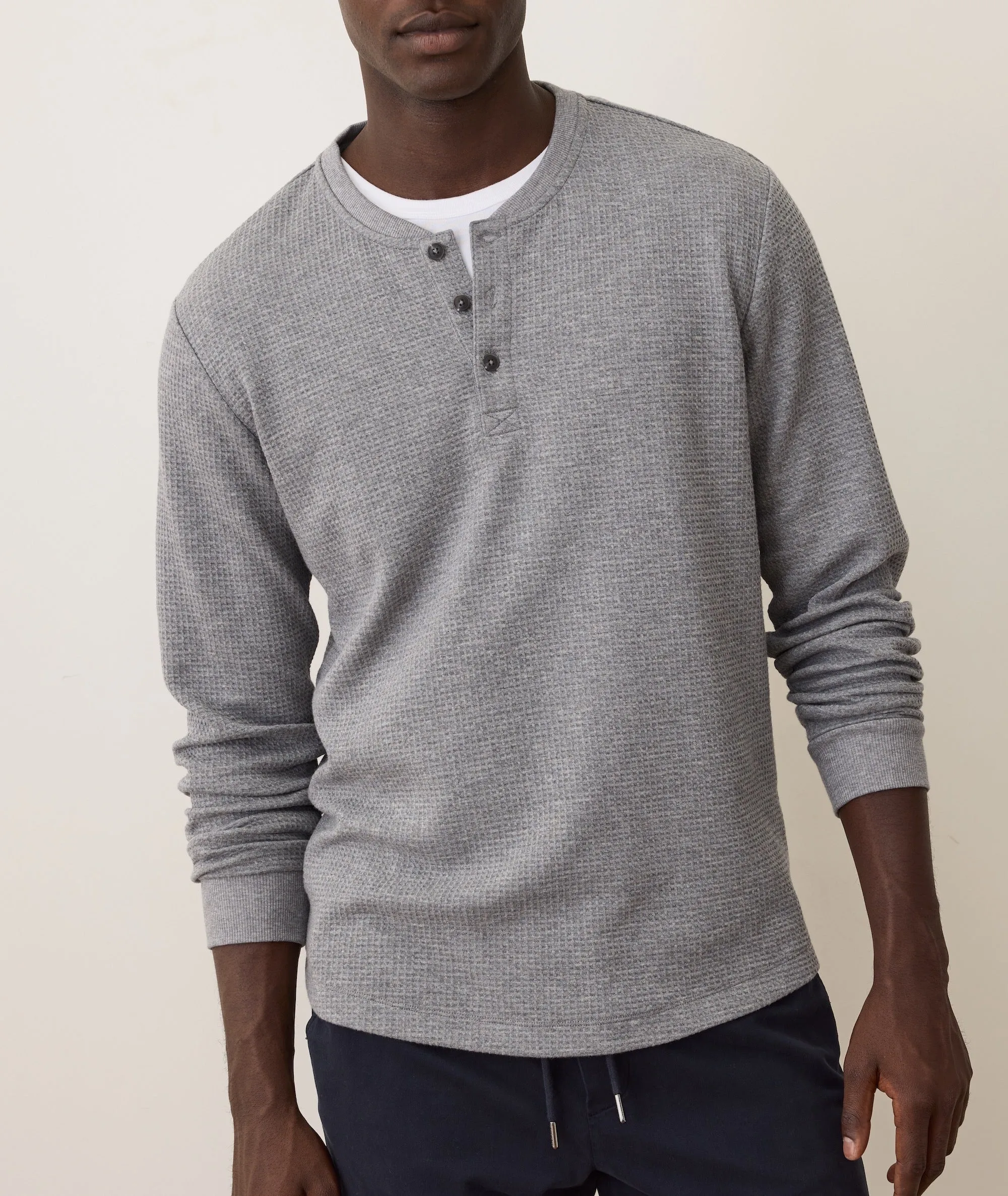 Waffle Henley sold by Marine Layer product image thumbnail 2