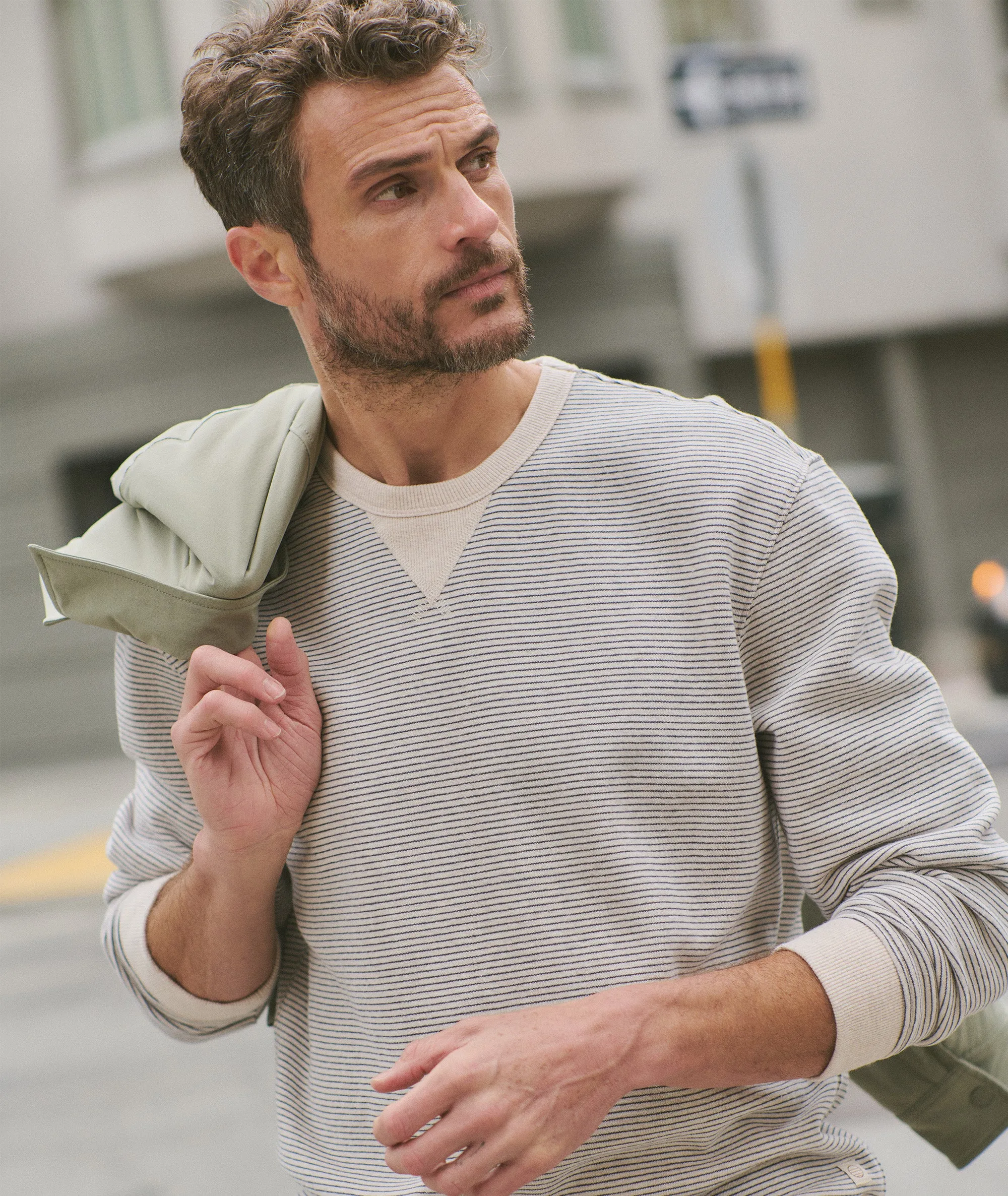 Cloud 9 Fleece Relaxed Crewneck sold by Marine Layer product image thumbnail 3