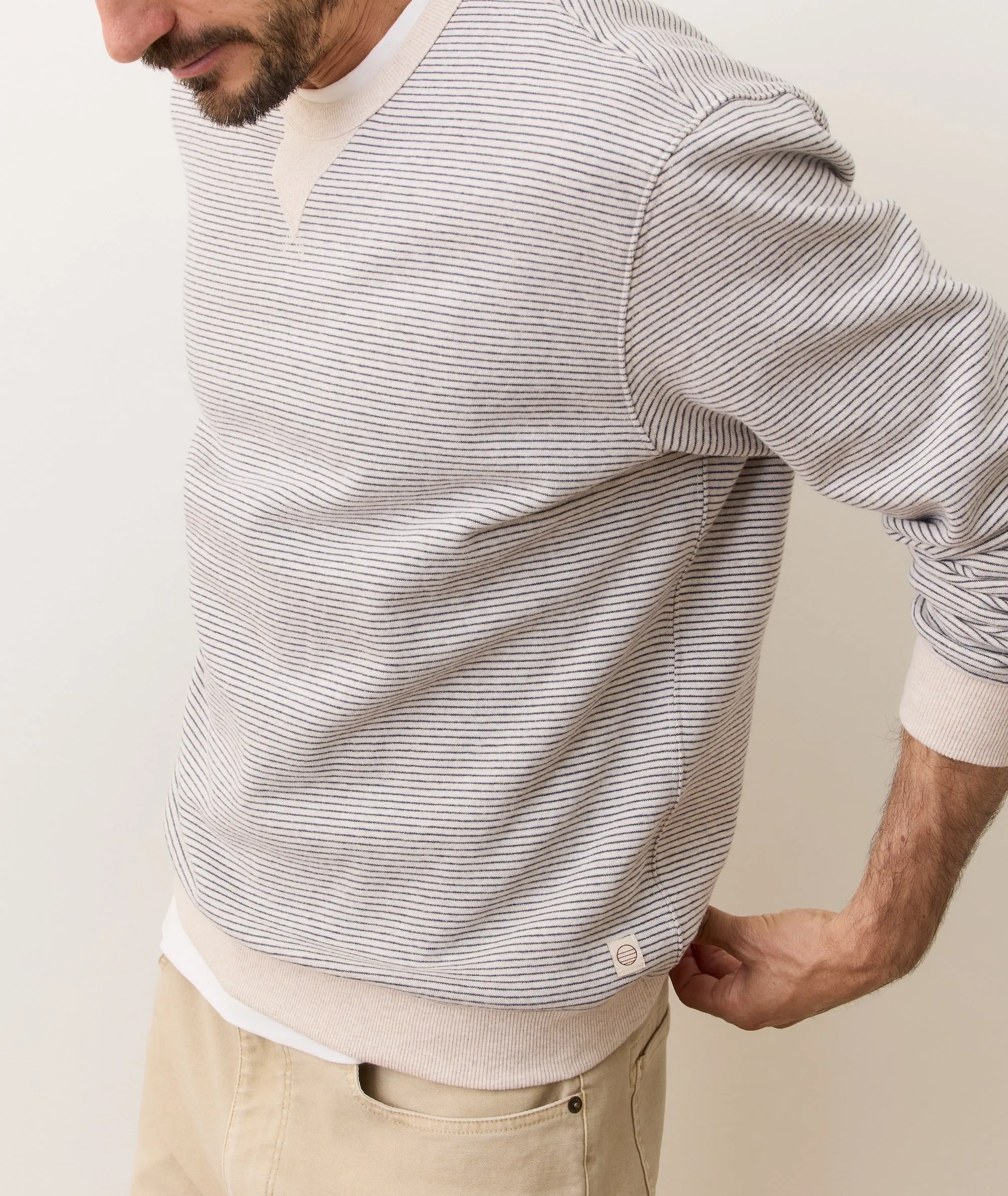 Cloud 9 Fleece Relaxed Crewneck sold by Marine Layer product image thumbnail 5