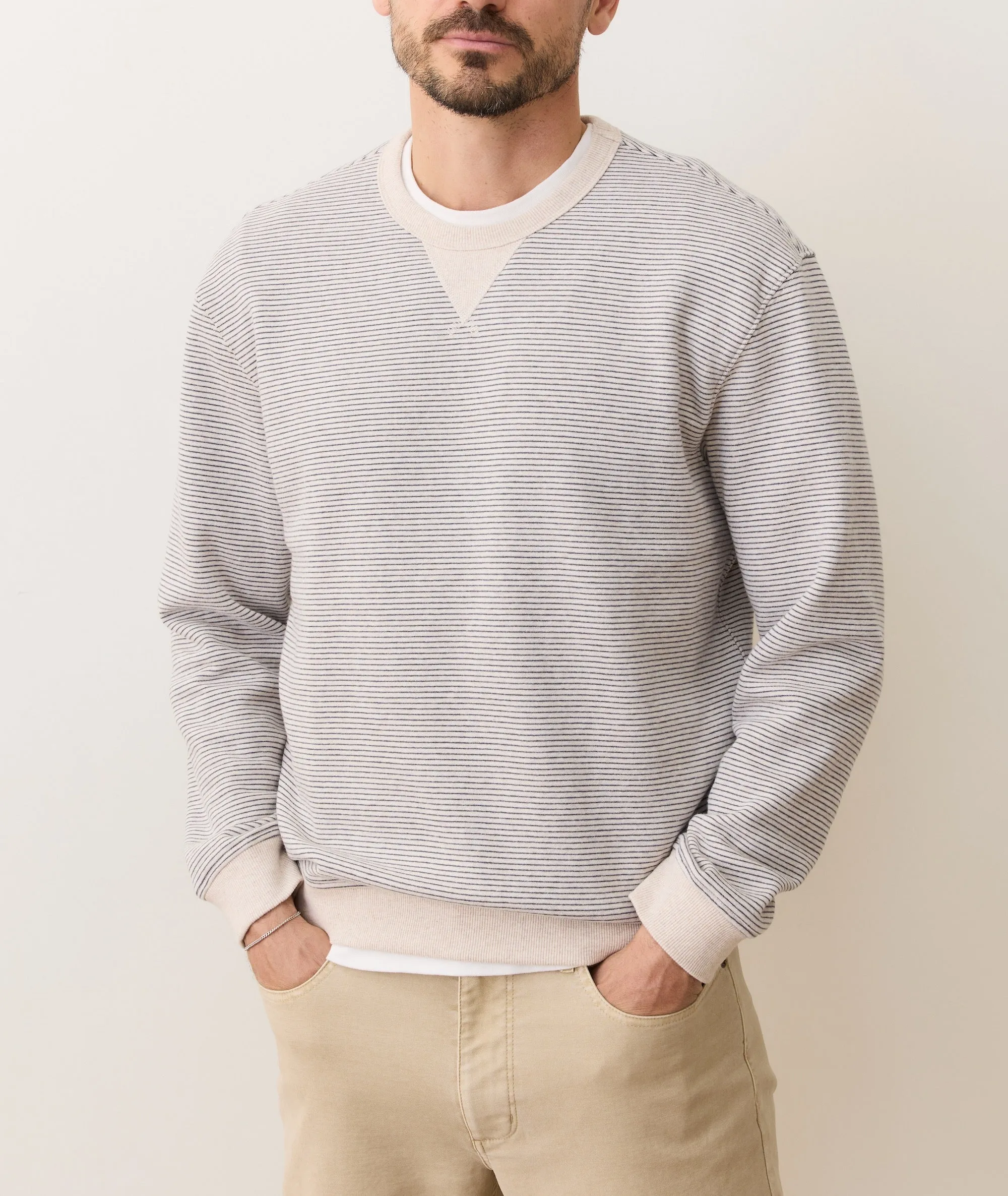 Cloud 9 Fleece Relaxed Crewneck sold by Marine Layer product image thumbnail 4