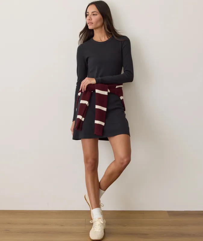 Lexi Rib Mini Dress sold by Marine Layer