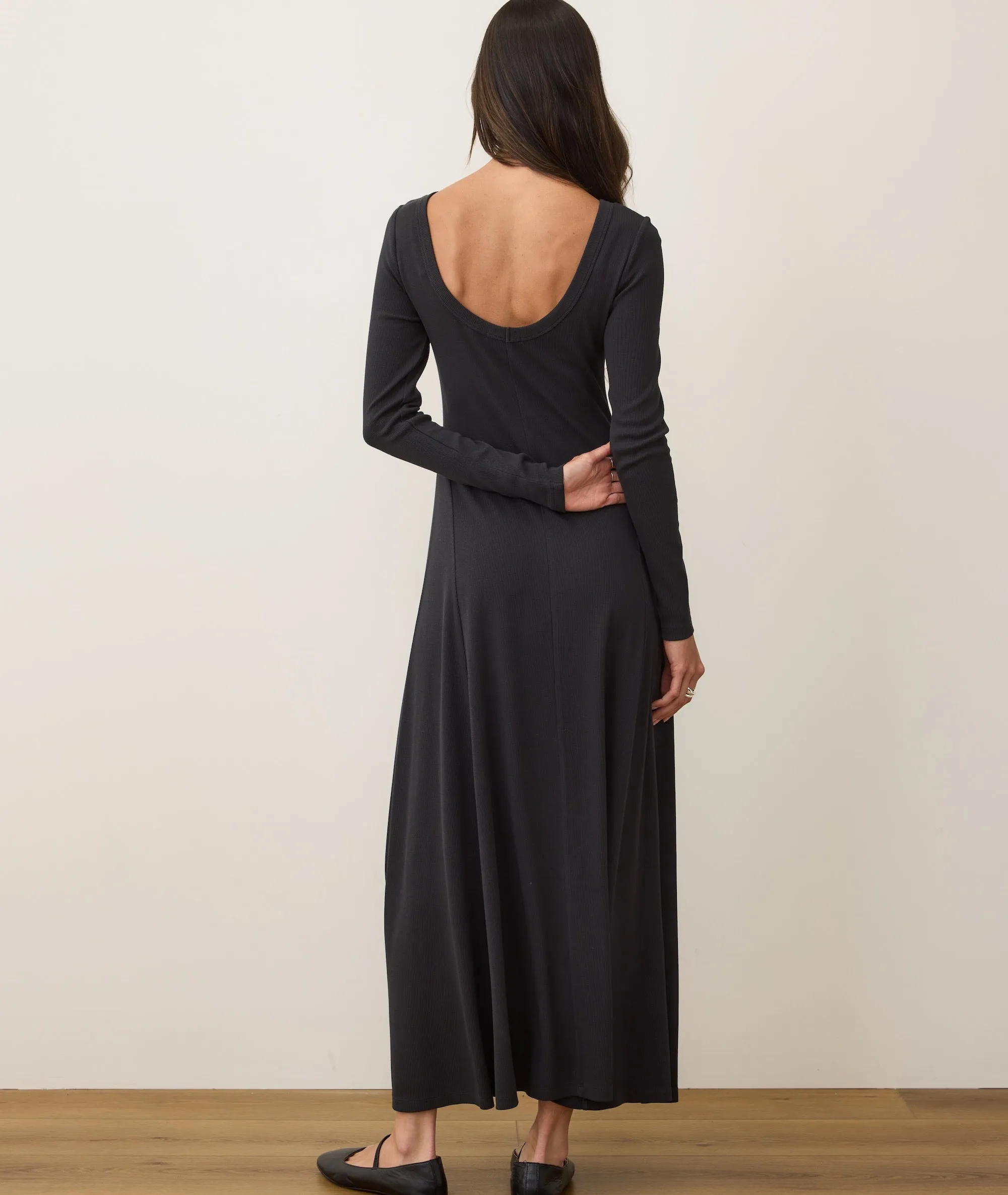 Lexi Rib Fit & Flare Dress sold by Marine Layer product image thumbnail 5
