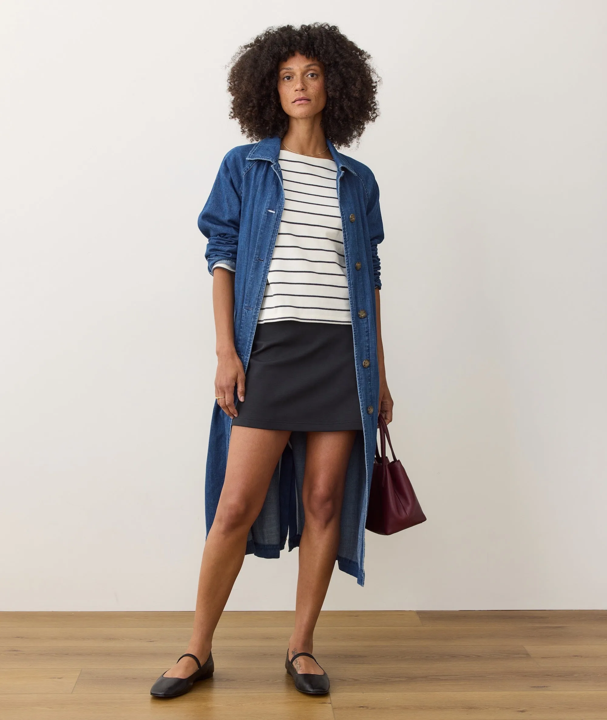 Nova Mini Skirt sold by Marine Layer product image thumbnail 4