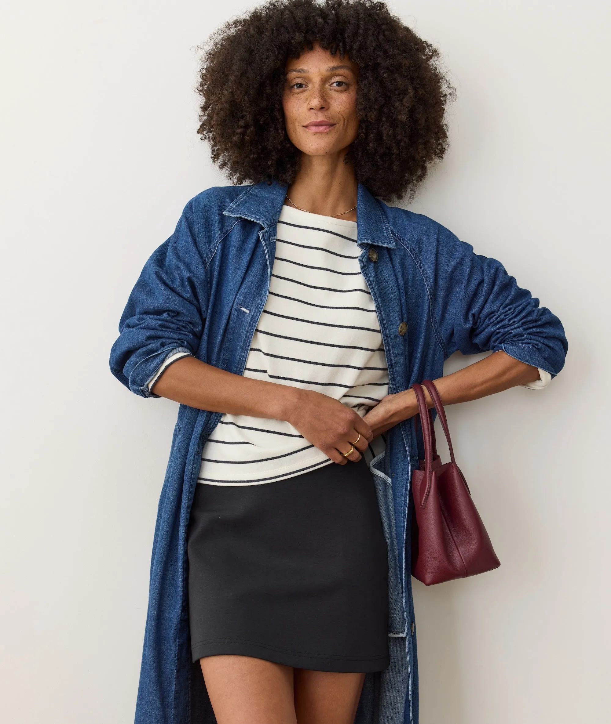 Nova Mini Skirt sold by Marine Layer