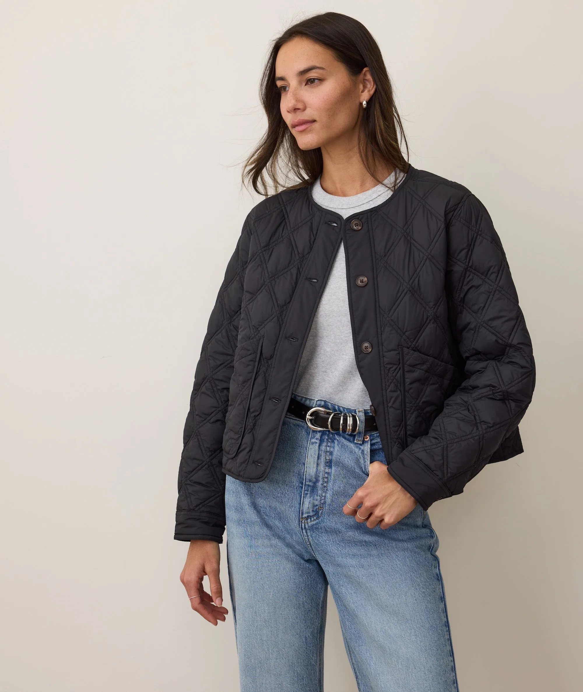 Marina Quilted Liner Jacket sold by Marine Layer product image thumbnail 2
