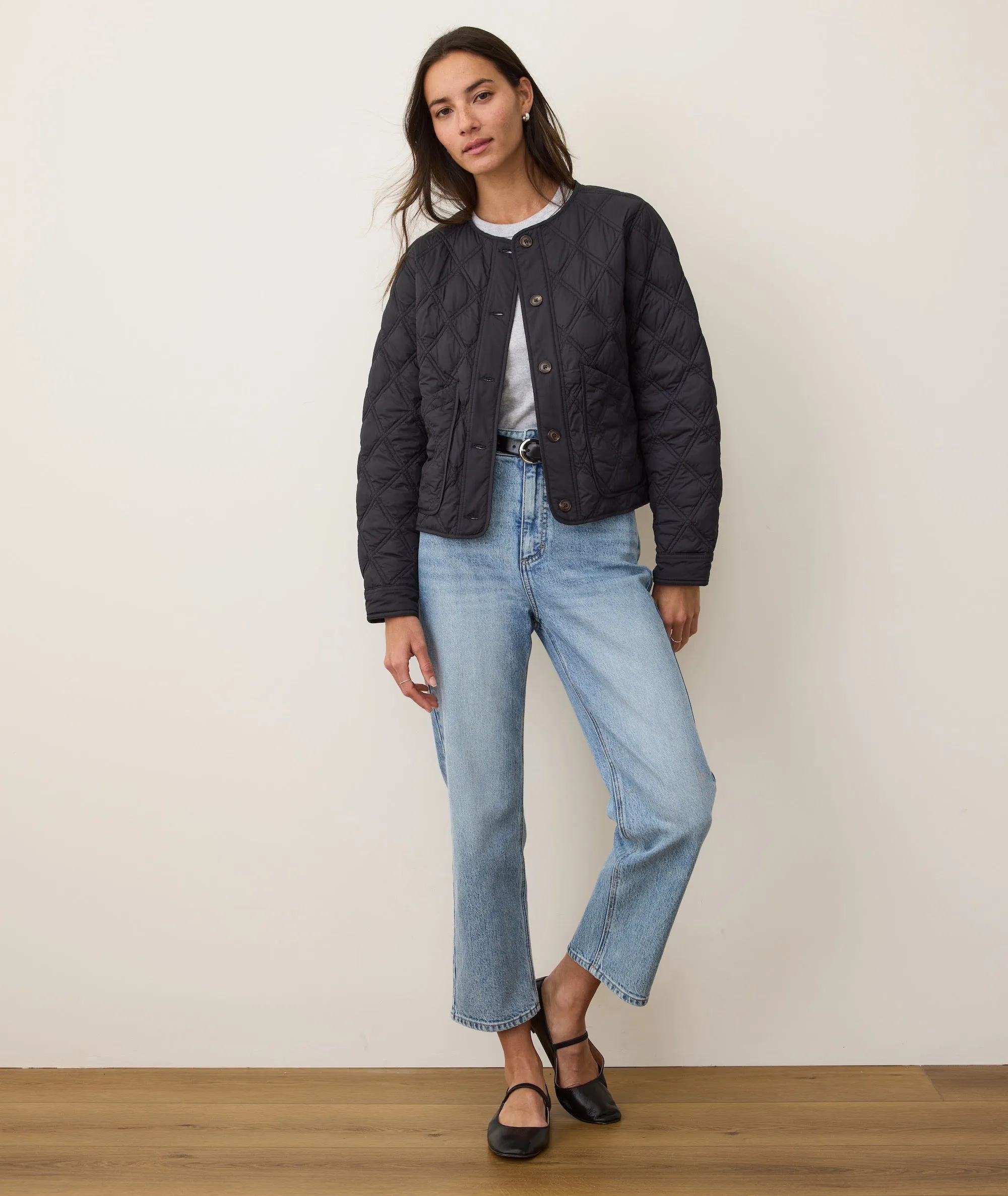 Marina Quilted Liner Jacket sold by Marine Layer product image thumbnail 4