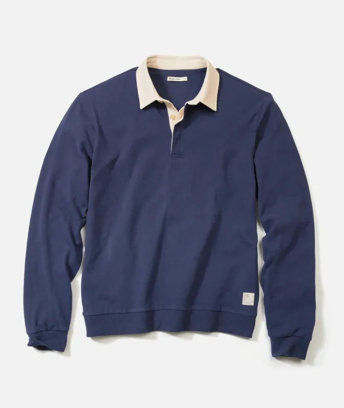 Sueded Rugby Polo sold by Marine Layer
