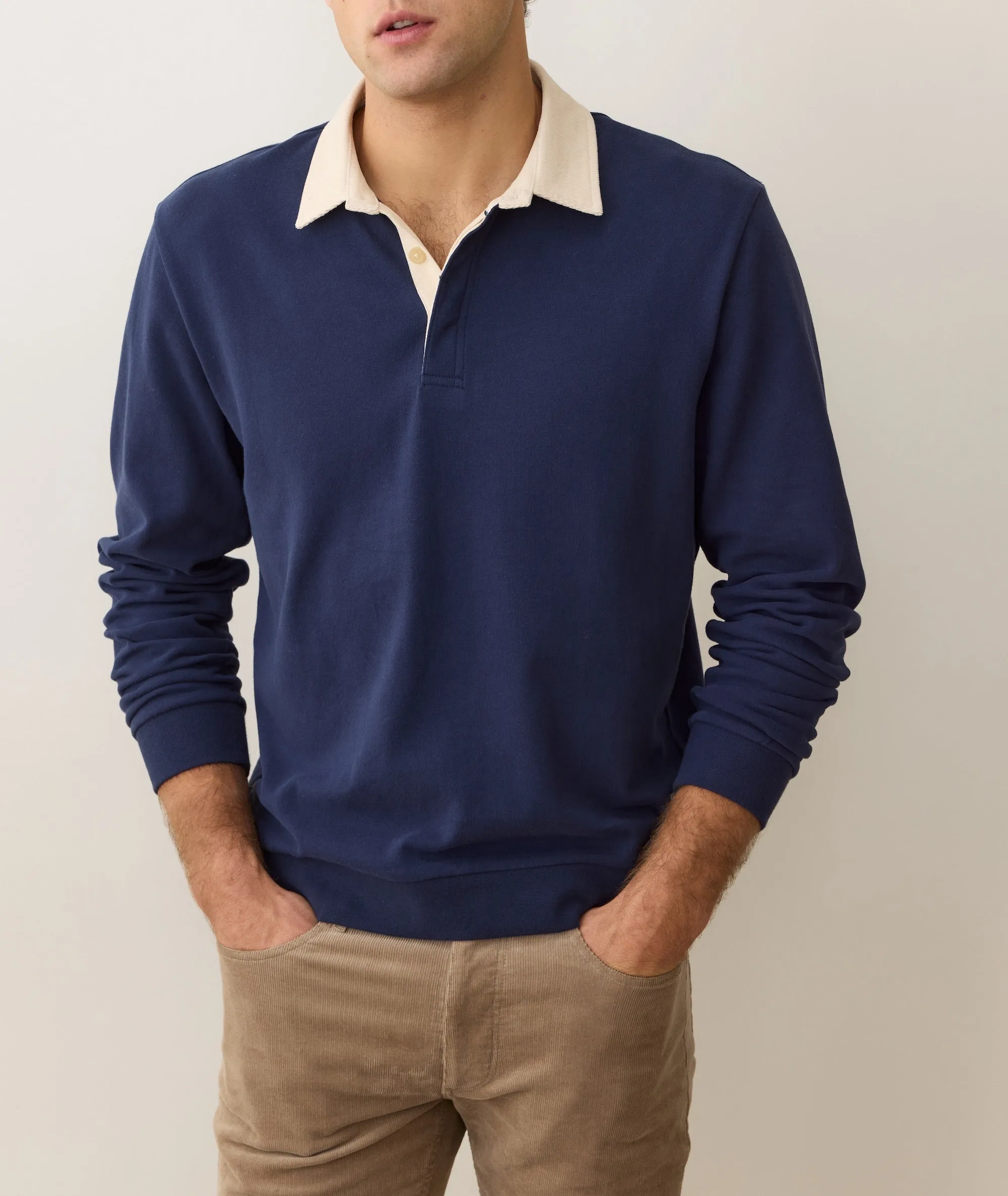 Sueded Rugby Polo sold by Marine Layer product image thumbnail 2