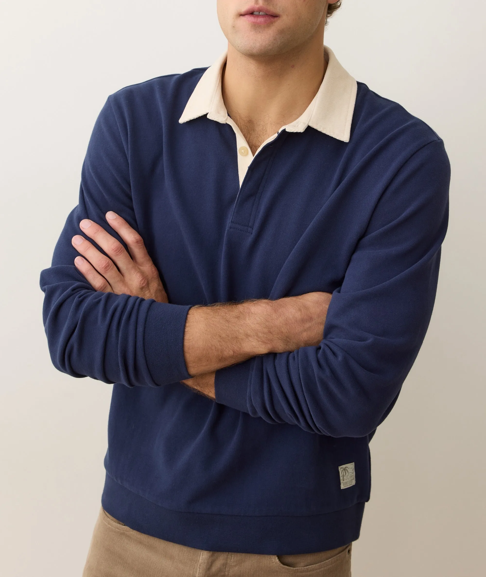 Sueded Rugby Polo sold by Marine Layer product image thumbnail 3