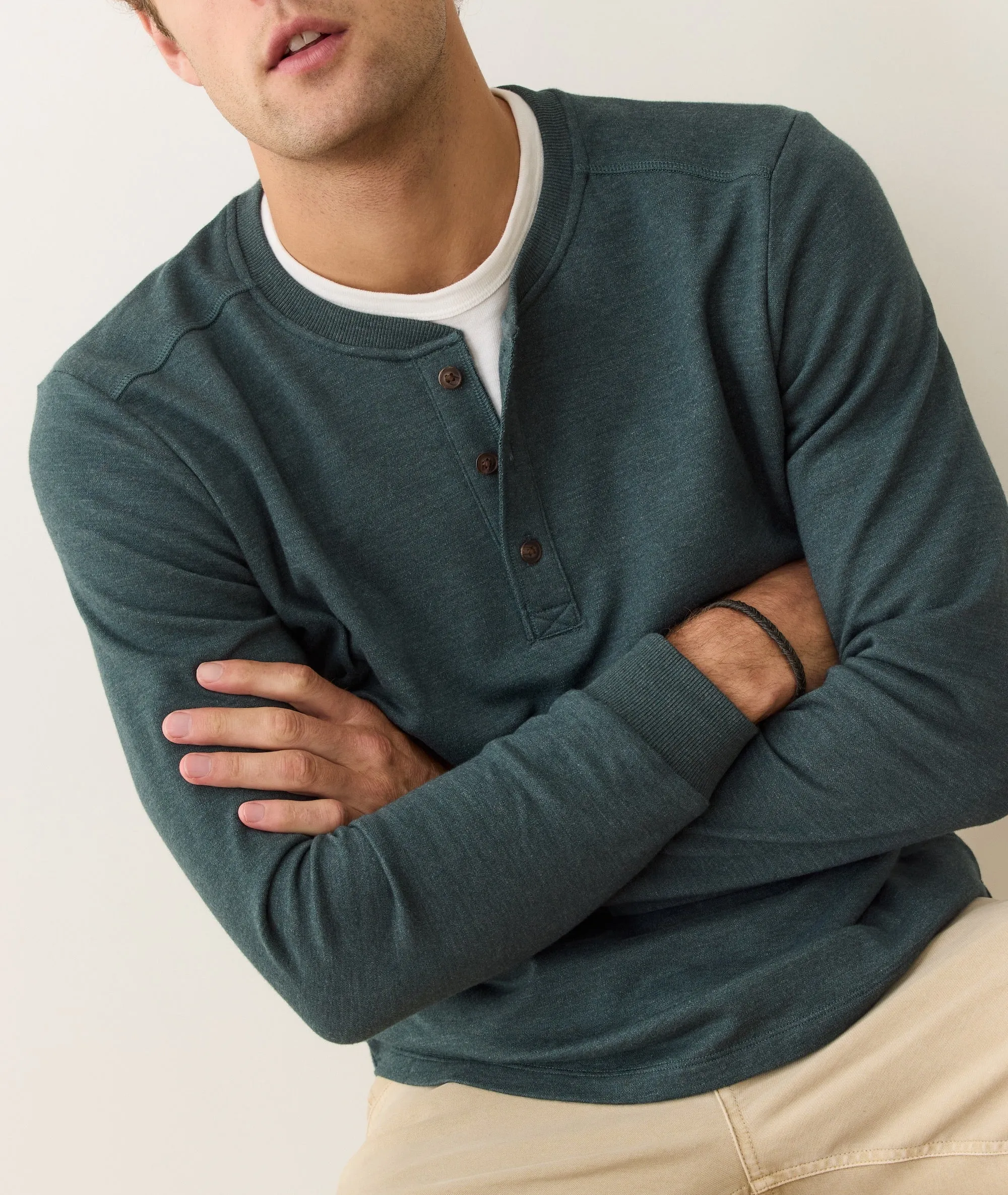 Pacifica Stretch Henley sold by Marine Layer product image thumbnail 5
