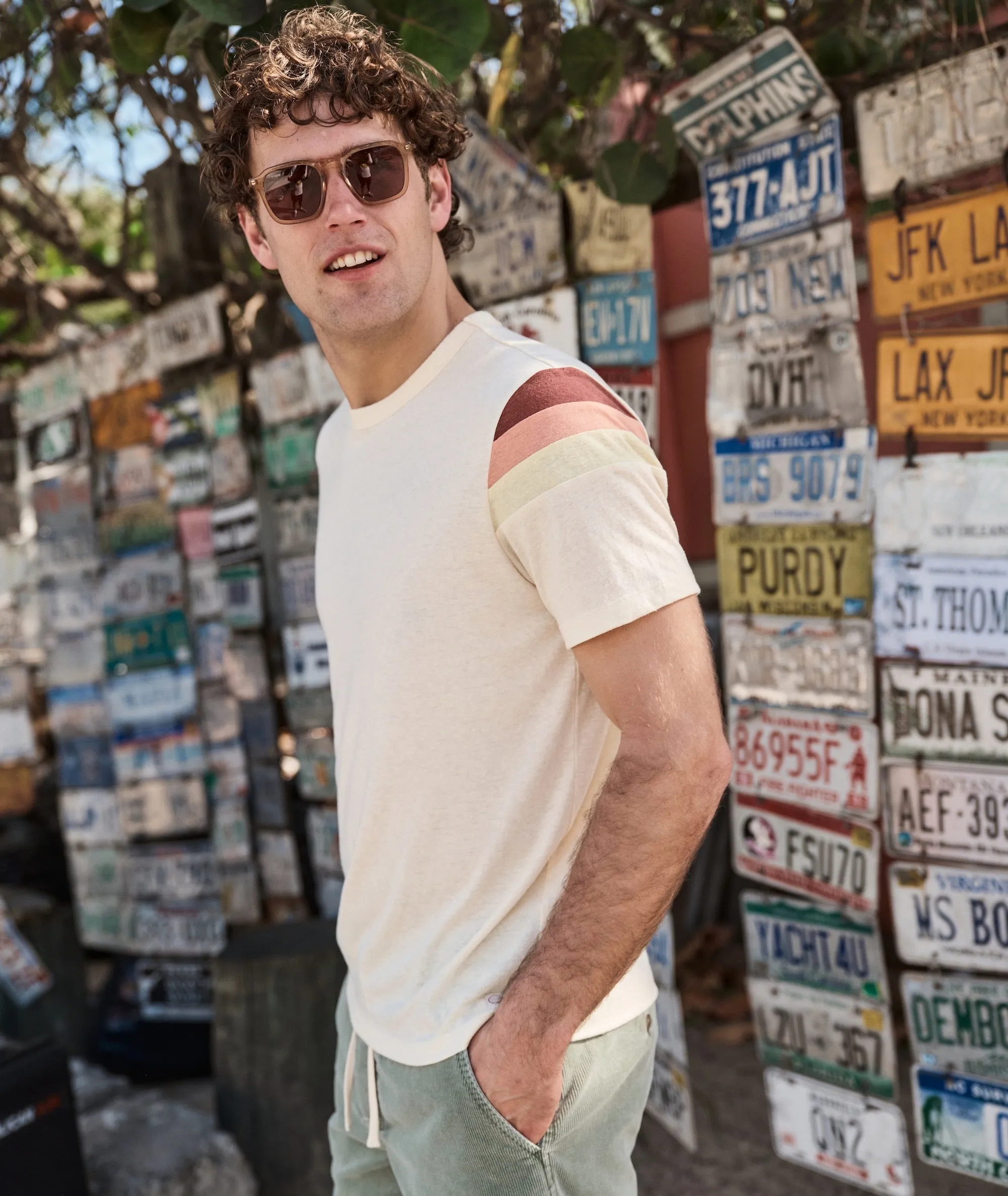 Banks Tee sold by Marine Layer product image thumbnail 2