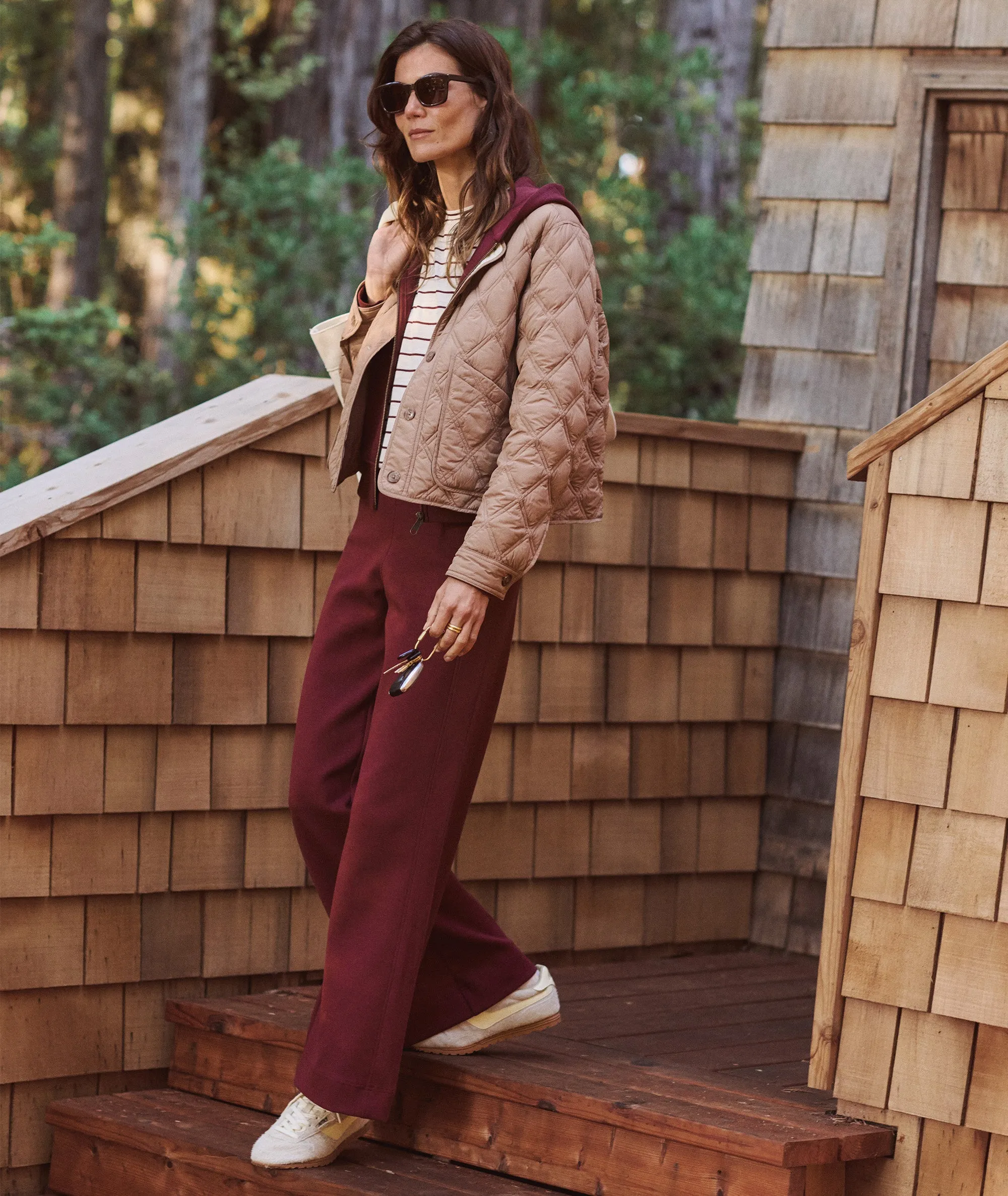 Nova Wide Leg Pant sold by Marine Layer