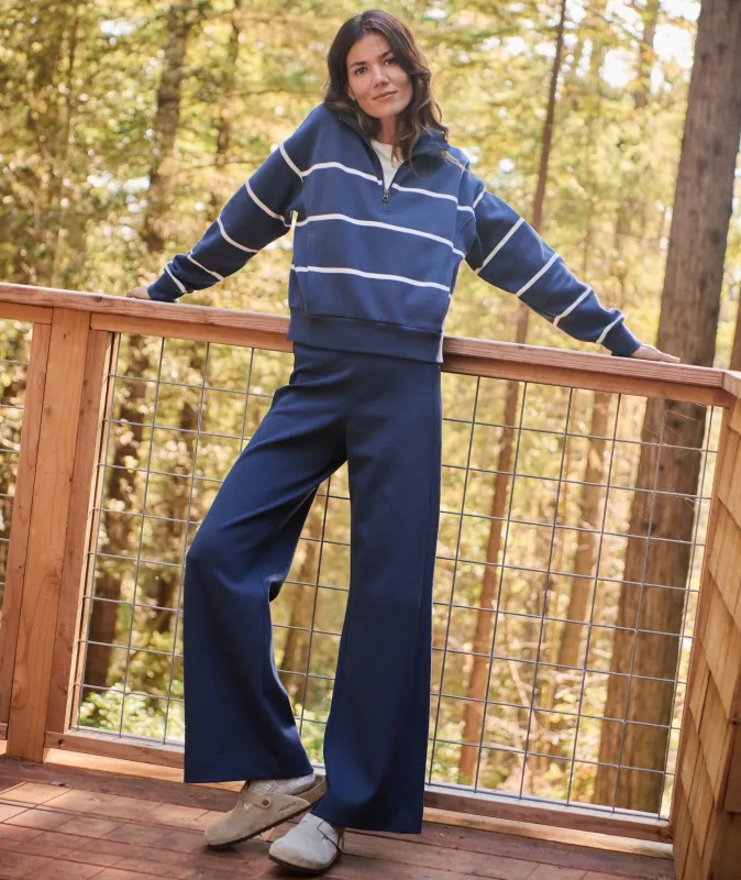 Nova Wide Leg Pant sold by Marine Layer