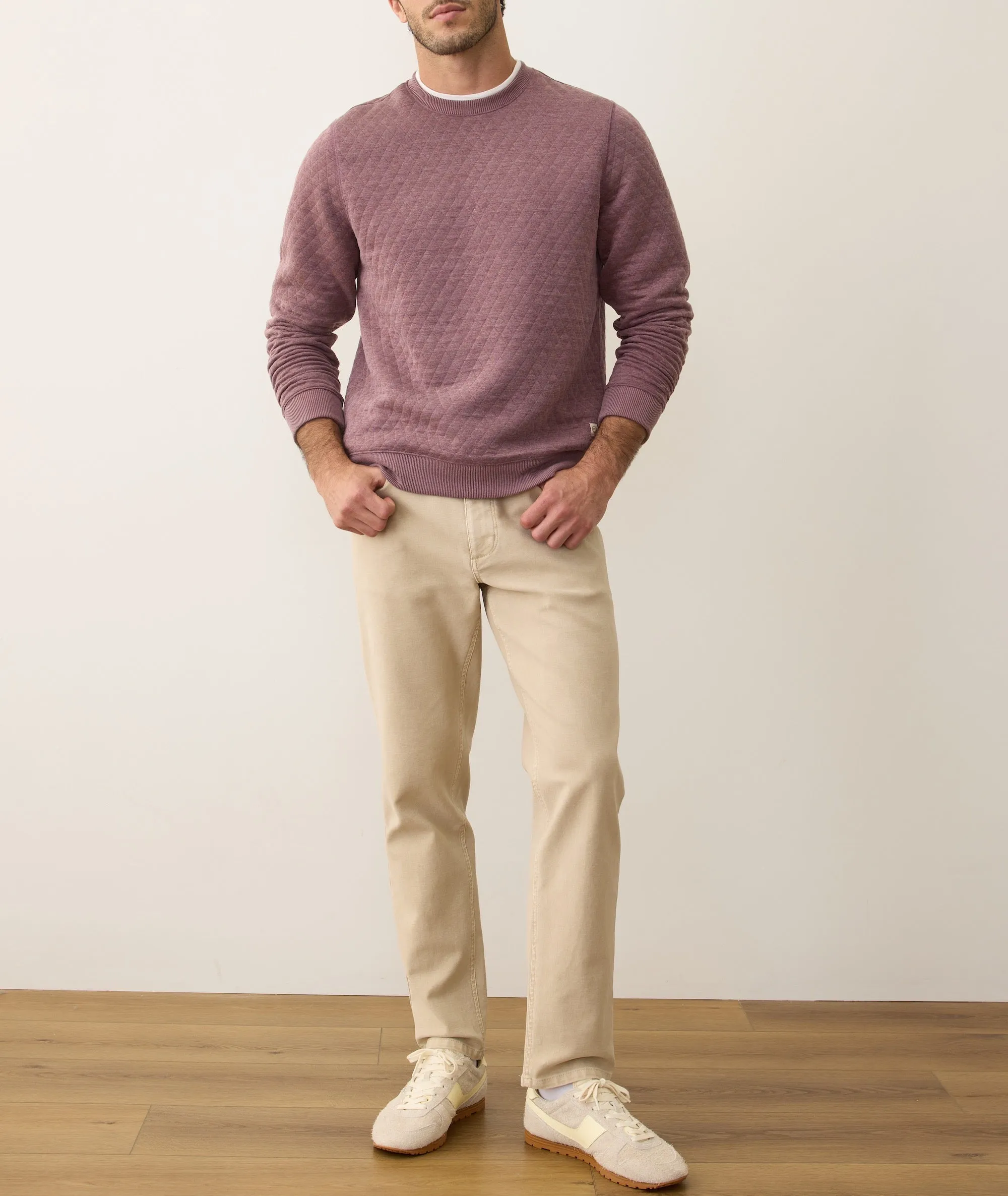 Corbet Quilted Crewneck sold by Marine Layer product image thumbnail 4