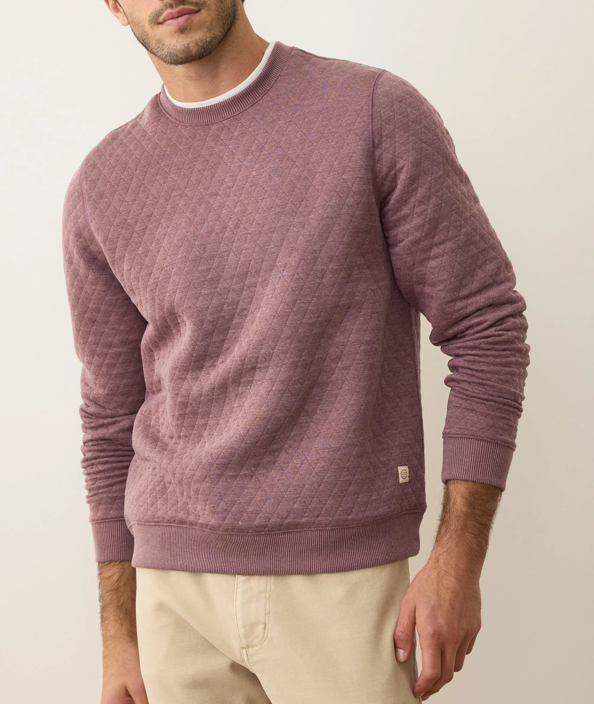 Corbet Quilted Crewneck sold by Marine Layer product image thumbnail 2