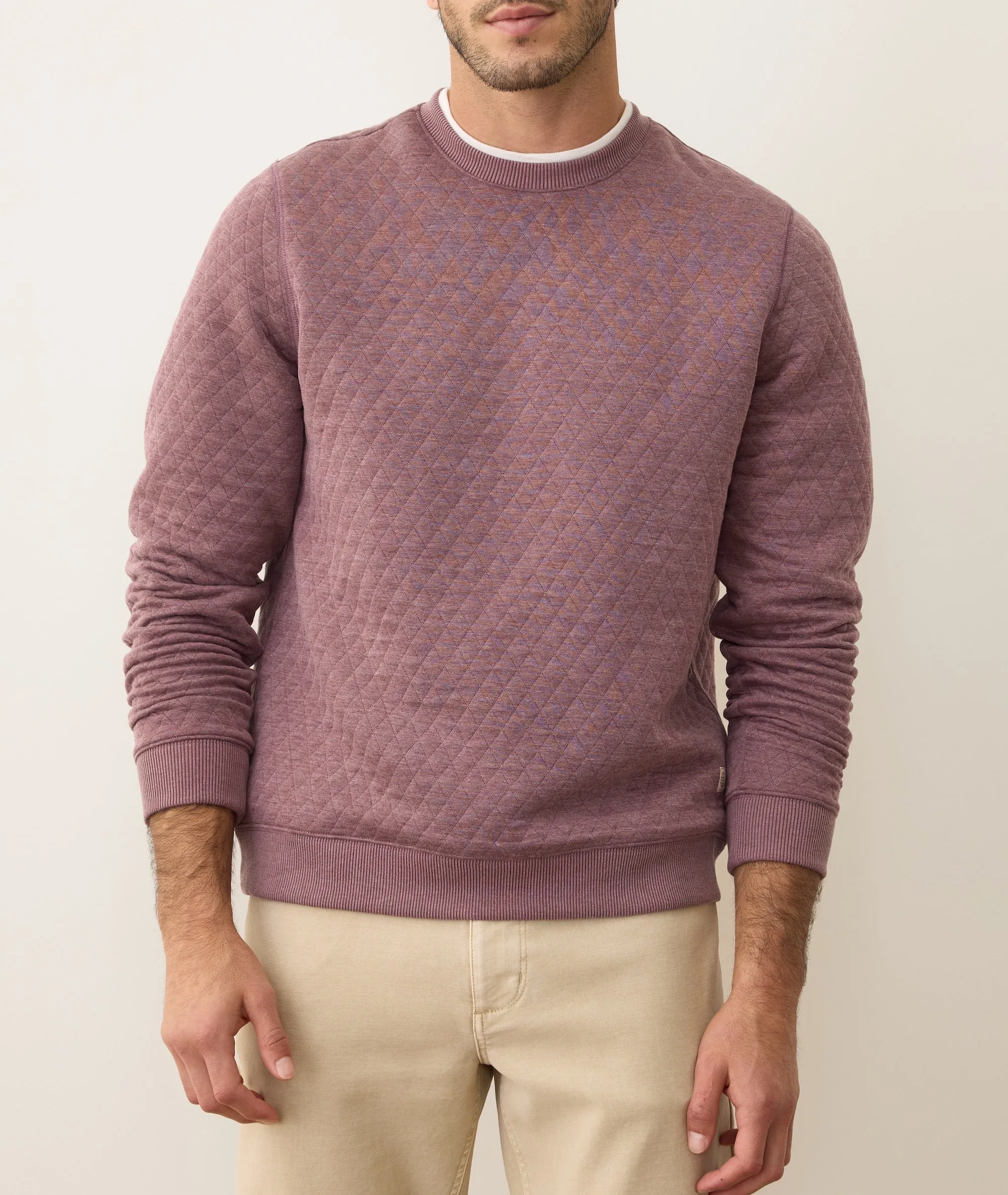 Corbet Quilted Crewneck sold by Marine Layer product image thumbnail 3