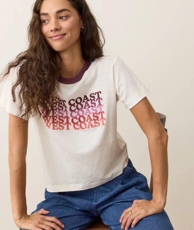 Graphic Cropped Tee sold by Marine Layer