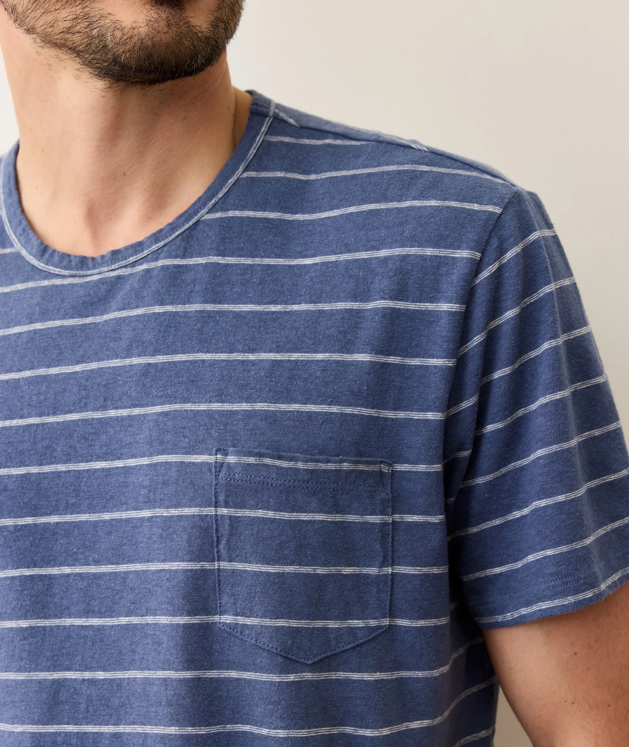 Relaxed Hemp Cotton Tee sold by Marine Layer product image thumbnail 5
