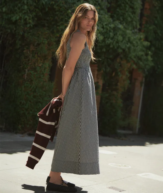 Darcy Poplin Smocked Dress sold by Marine Layer