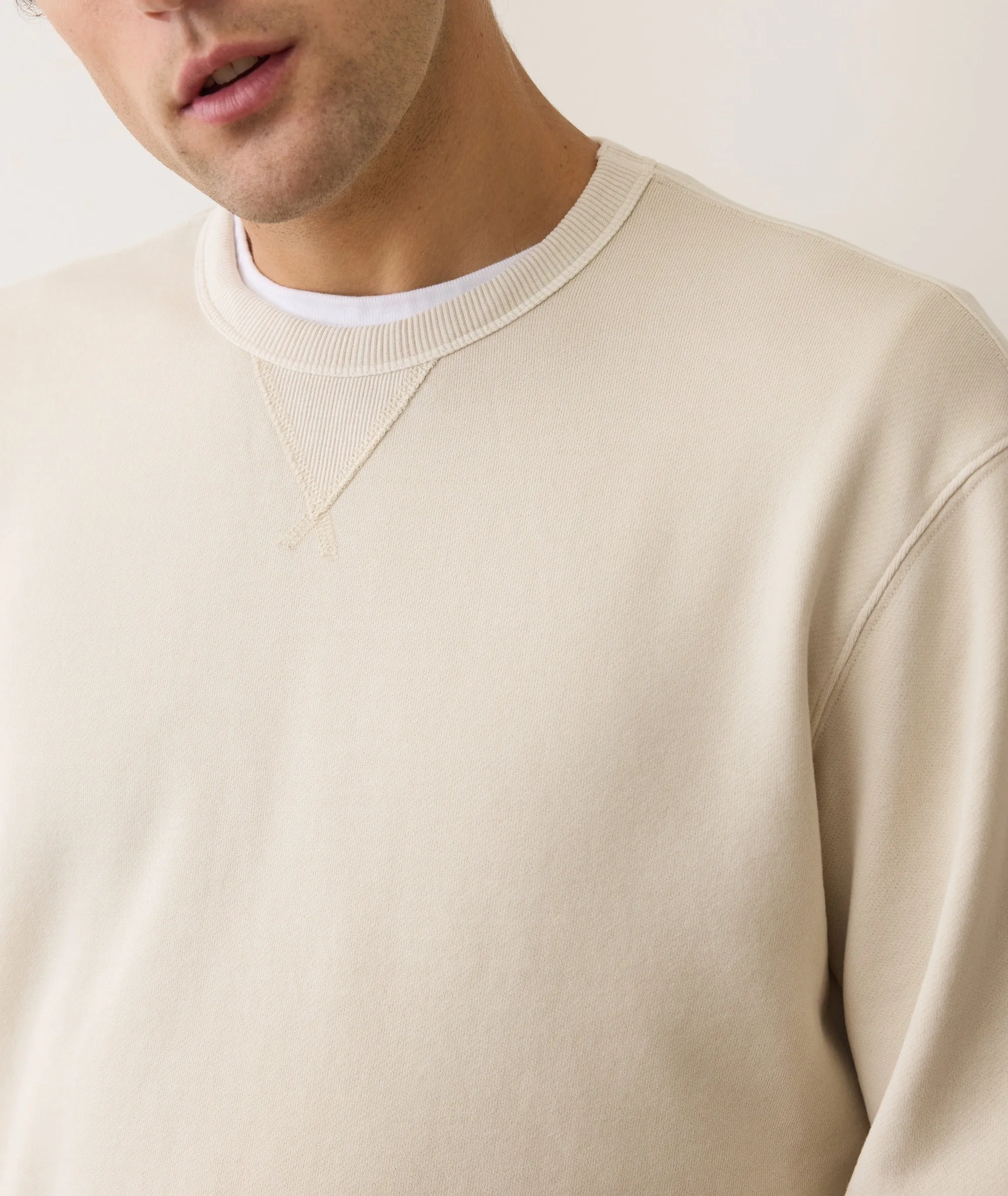 Cloud 9 Fleece Relaxed Crewneck sold by Marine Layer product image thumbnail 4