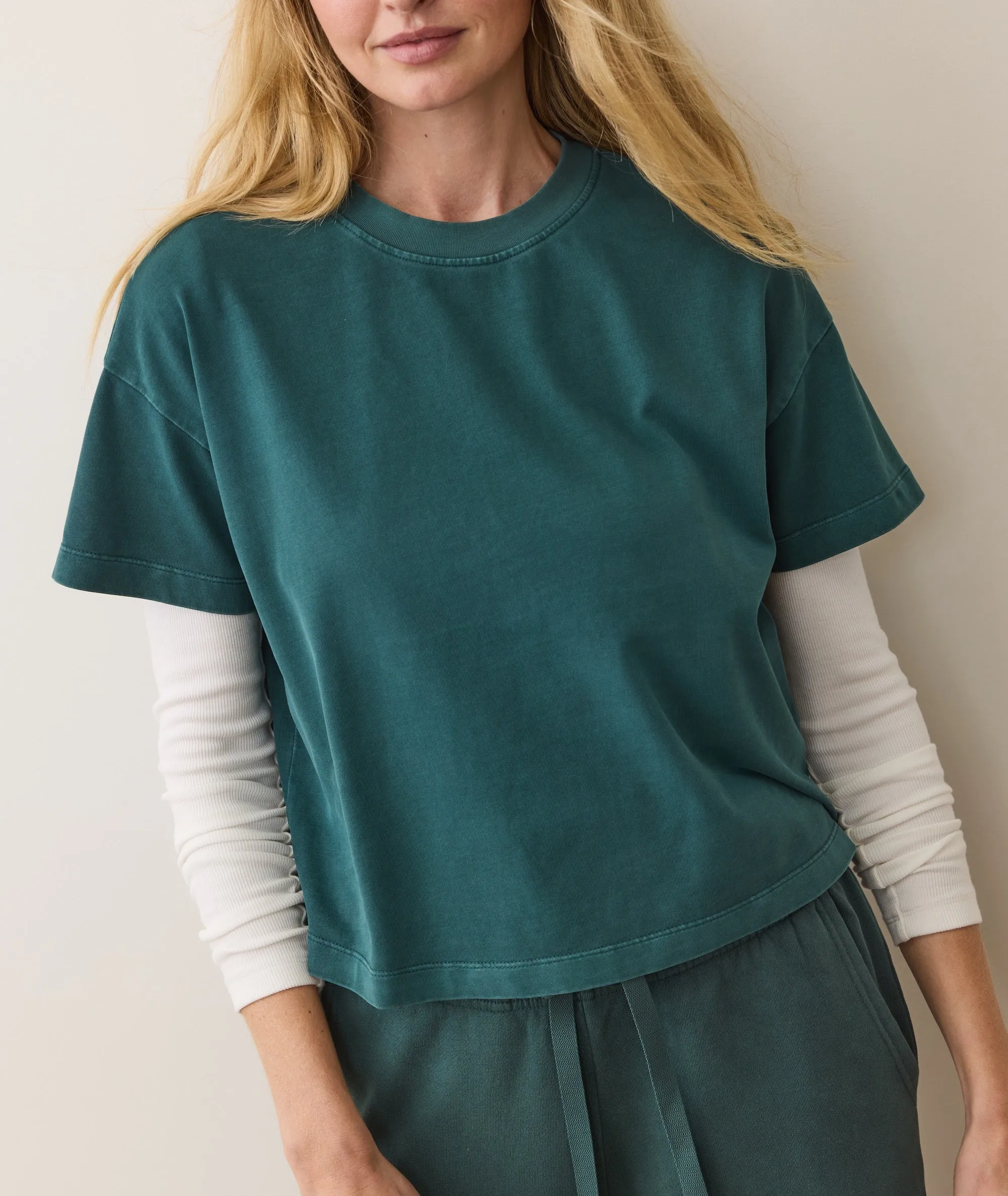 Luxe Sueded Tee sold by Marine Layer product image thumbnail 3