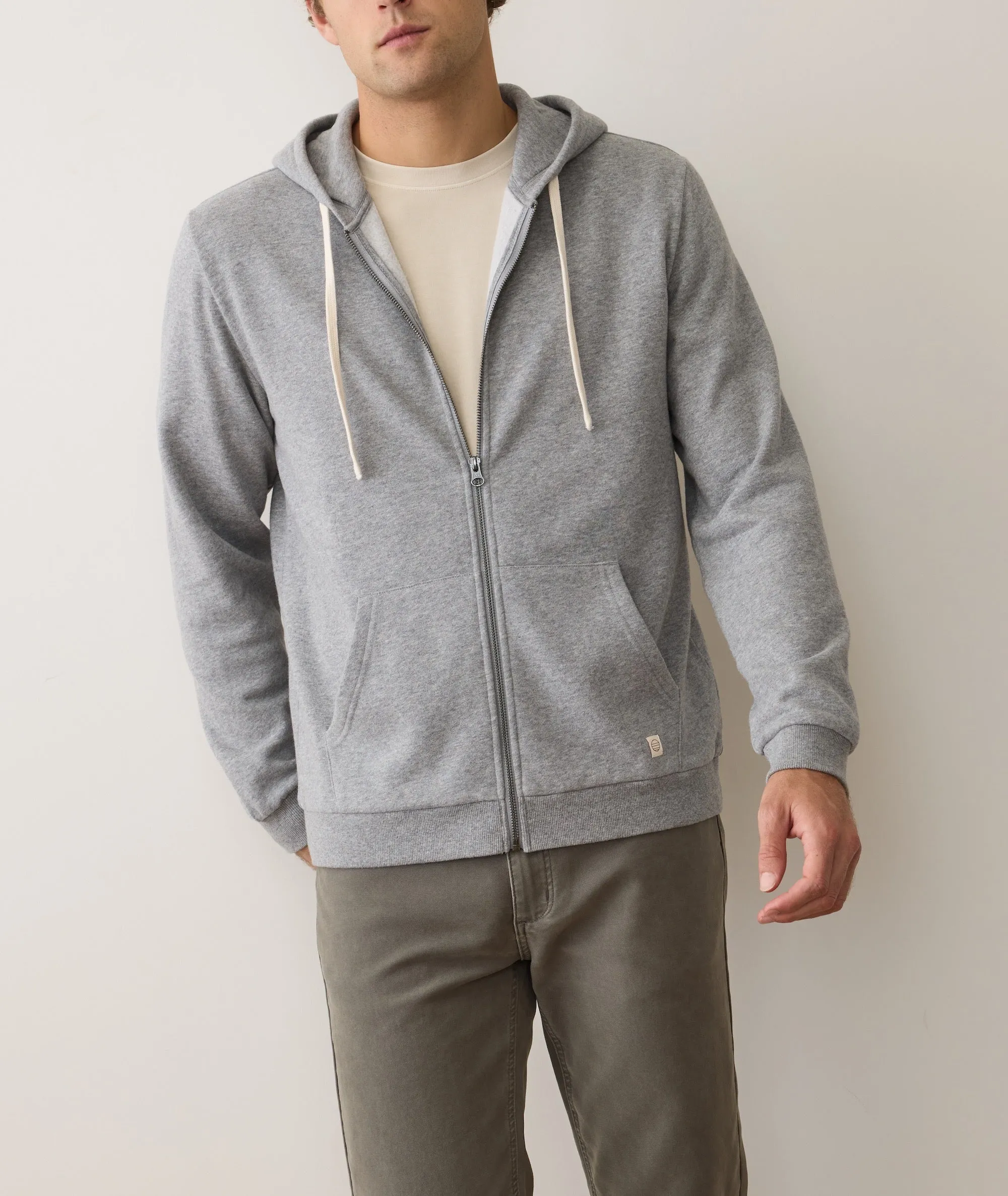Cloud 9 Fleece Full Zip Hoodie sold by Marine Layer product image thumbnail 2
