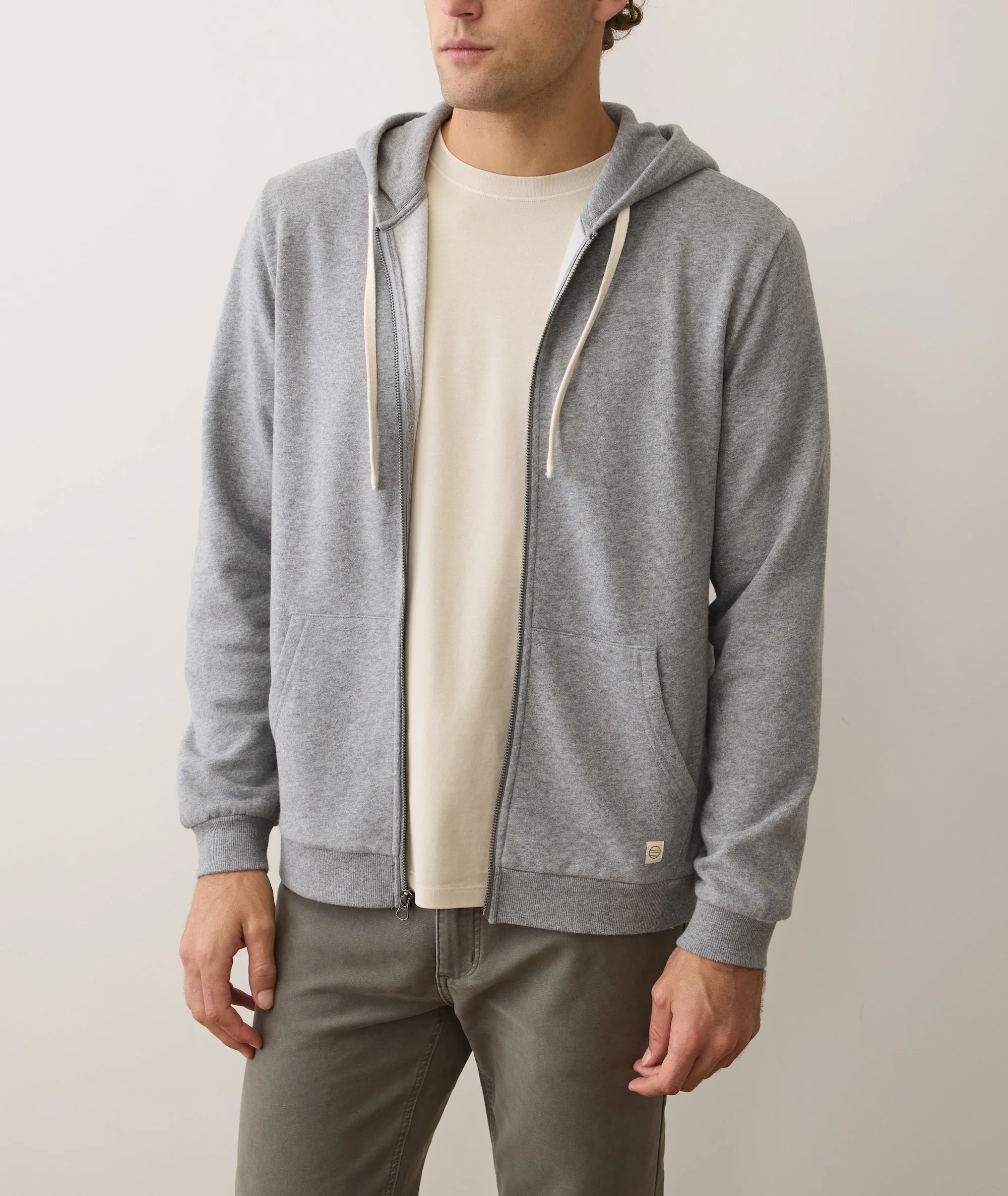 Cloud 9 Fleece Full Zip Hoodie sold by Marine Layer product image thumbnail 3