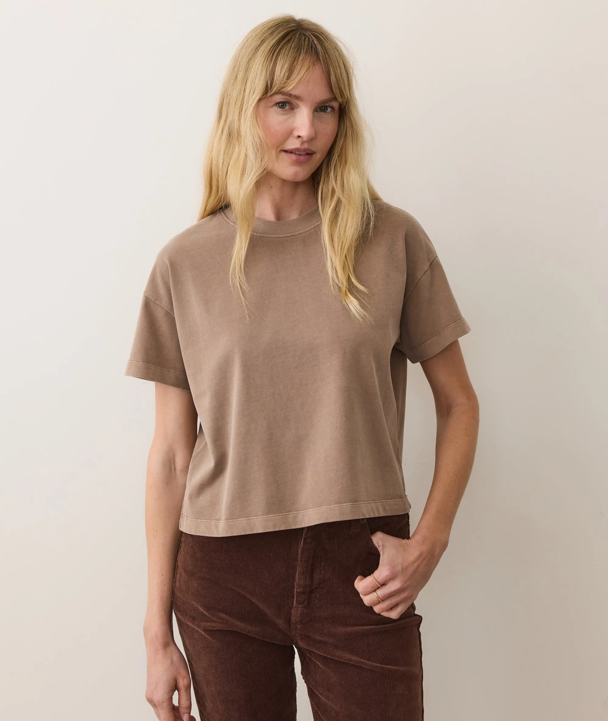 Luxe Sueded Tee sold by Marine Layer product image thumbnail 2