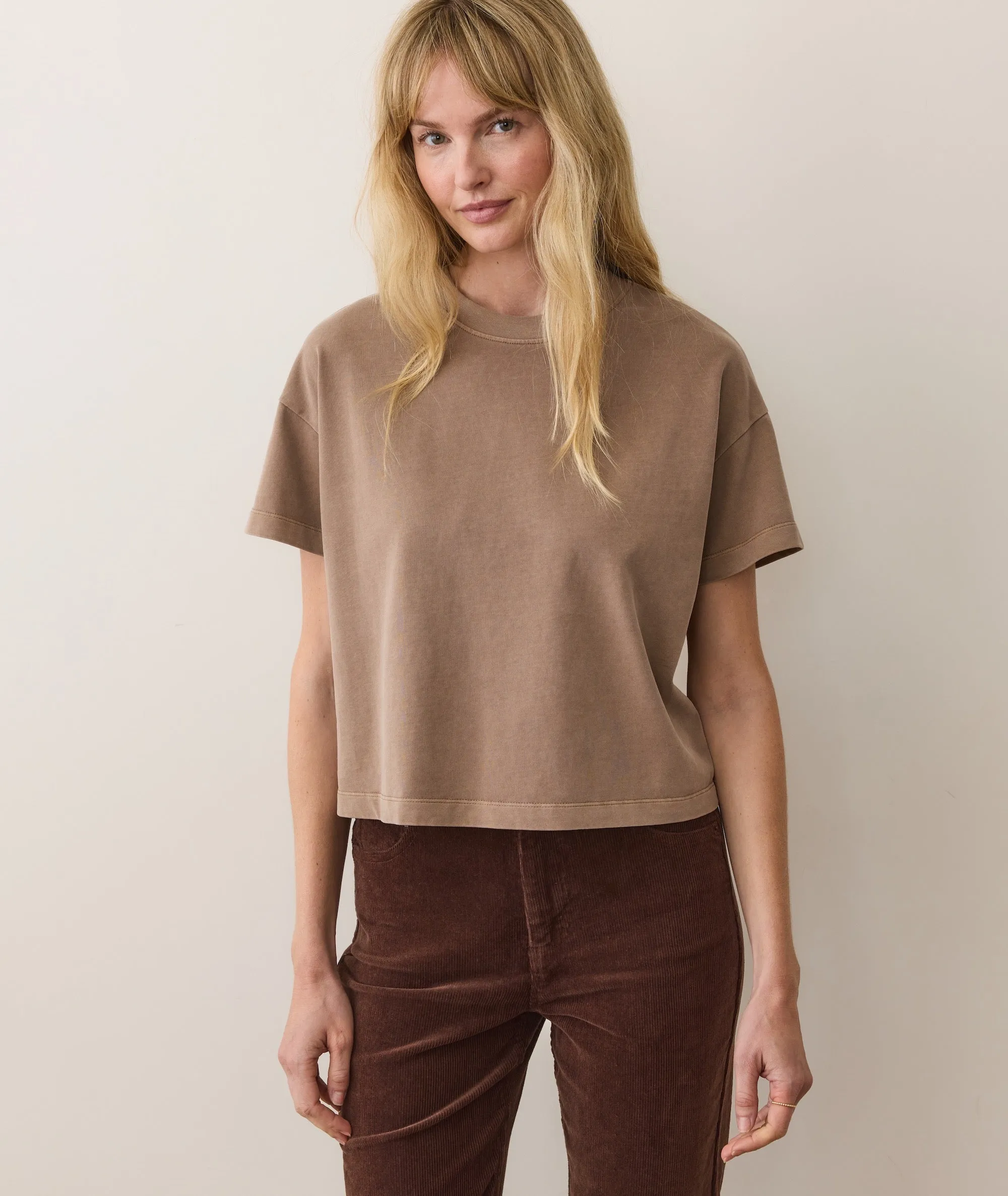 Luxe Sueded Tee sold by Marine Layer product image thumbnail 3