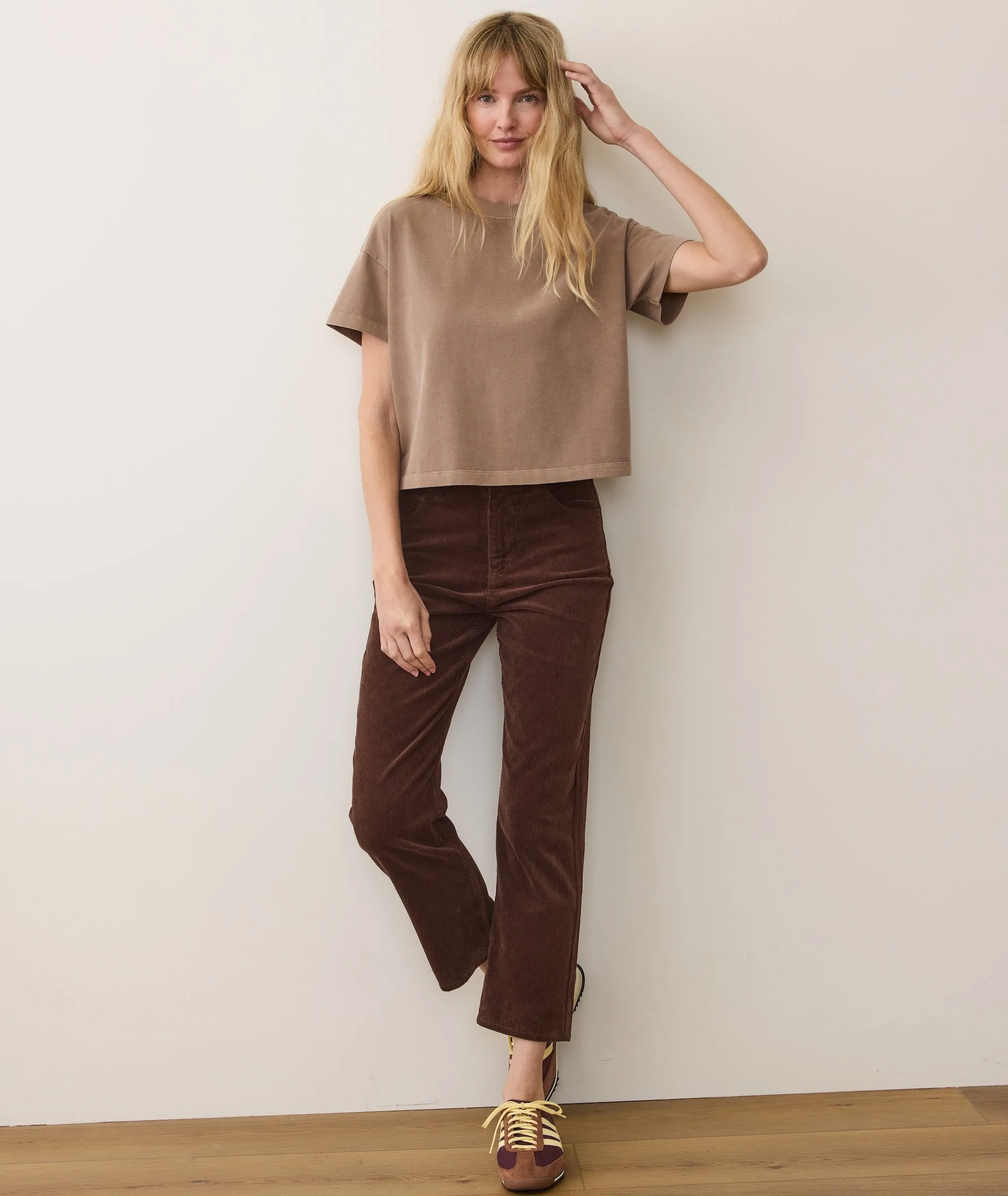 Luxe Sueded Tee sold by Marine Layer product image thumbnail 4