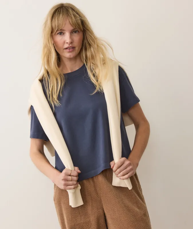 Luxe Sueded Tee sold by Marine Layer