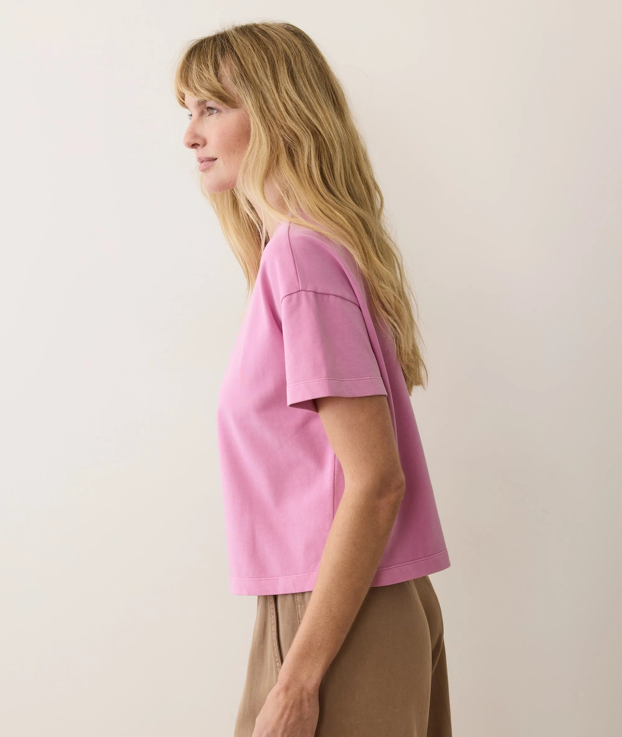 Luxe Sueded Tee sold by Marine Layer product image thumbnail 3