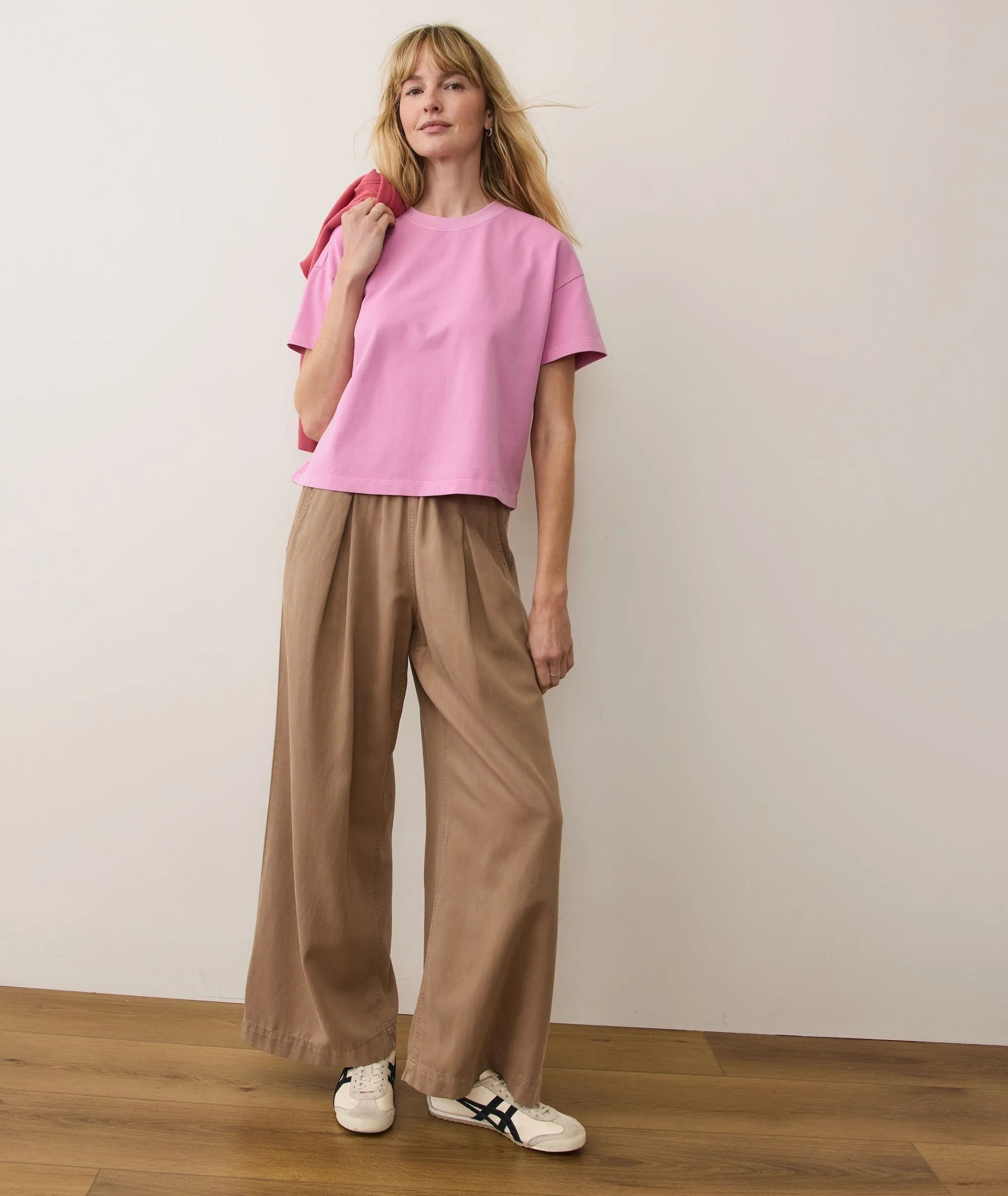 Luxe Sueded Tee sold by Marine Layer product image thumbnail 4