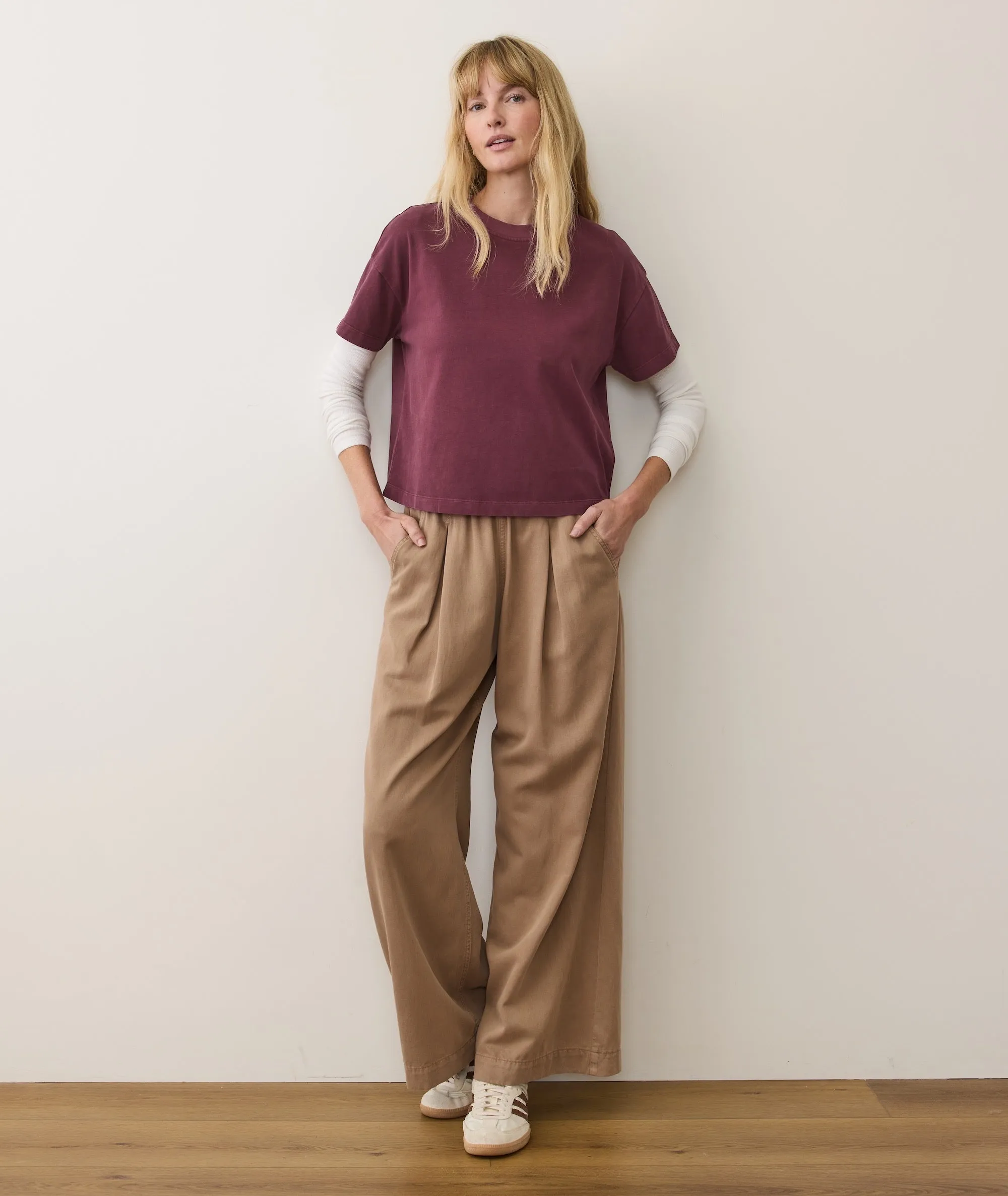 Luxe Sueded Tee sold by Marine Layer product image thumbnail 4