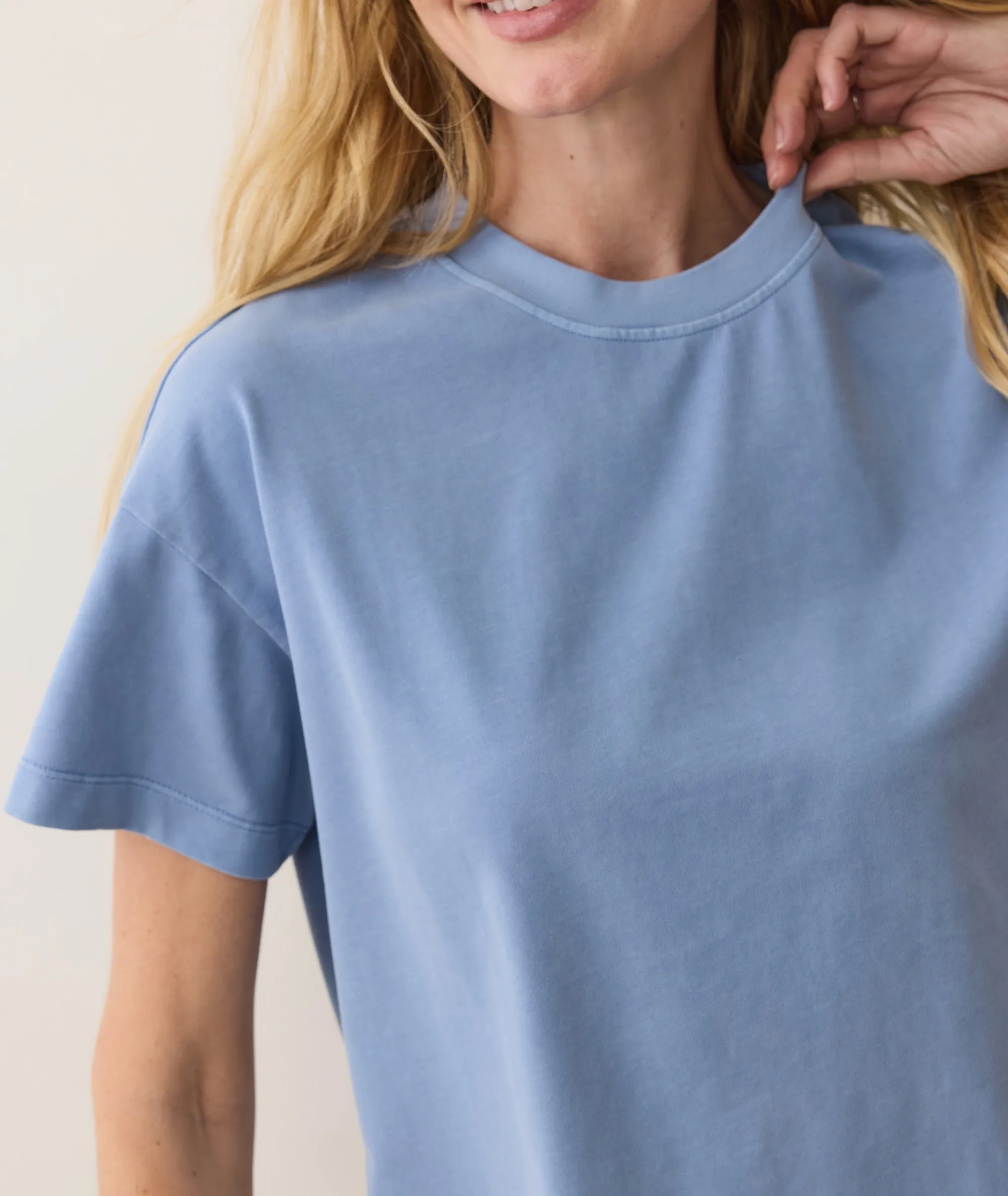 Luxe Sueded Tee sold by Marine Layer product image thumbnail 5