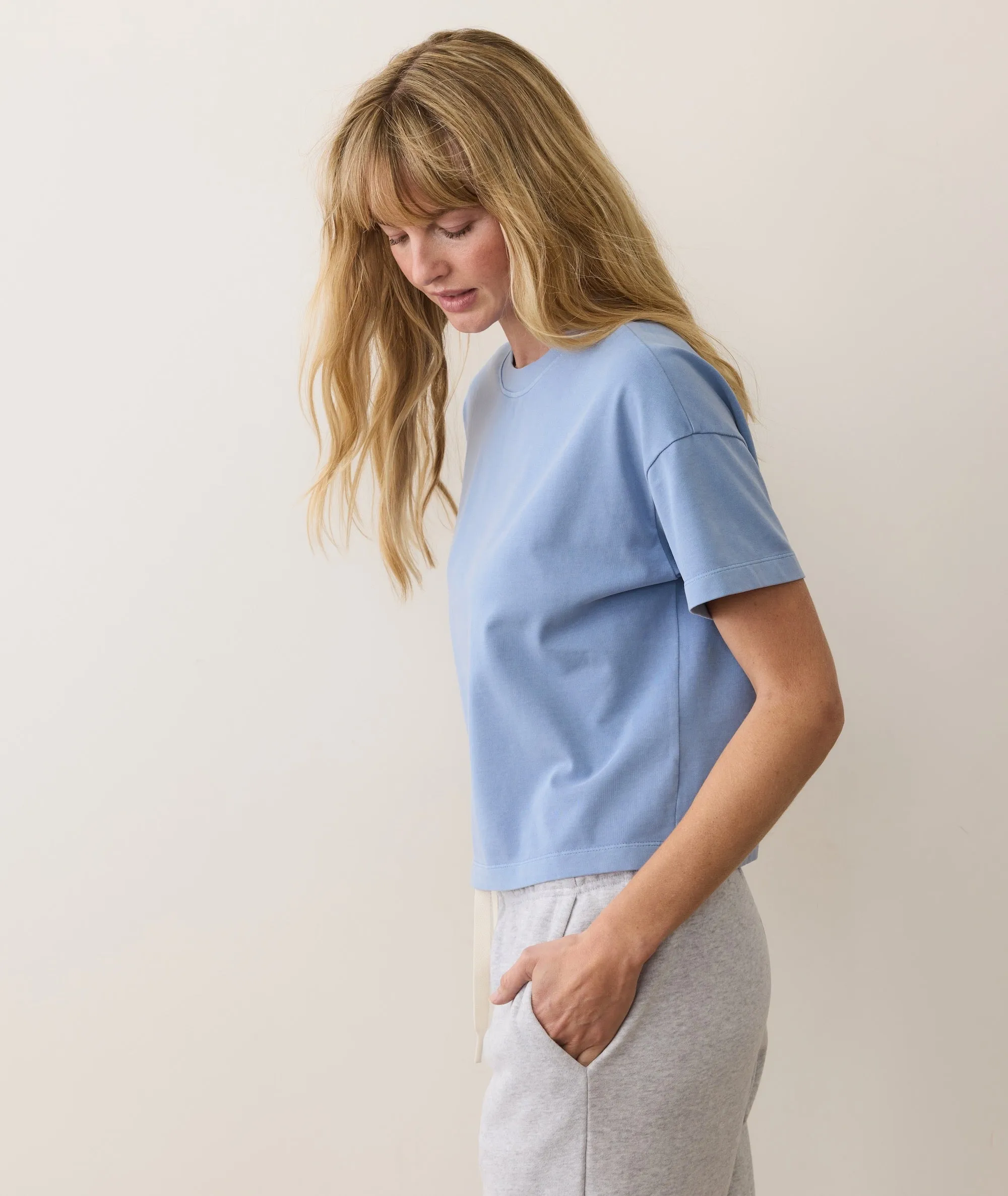 Luxe Sueded Tee sold by Marine Layer product image thumbnail 3