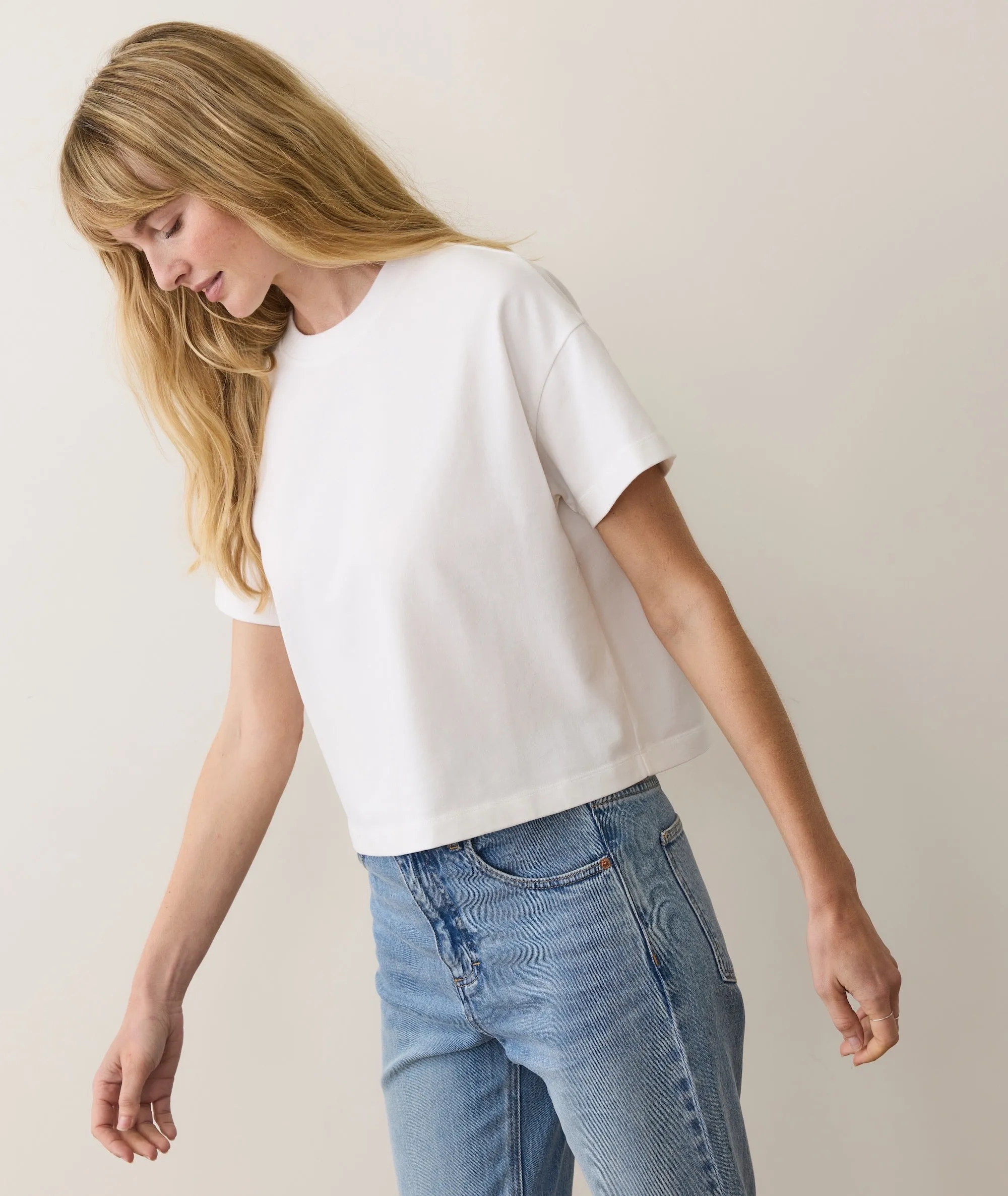 Luxe Sueded Tee sold by Marine Layer product image thumbnail 3