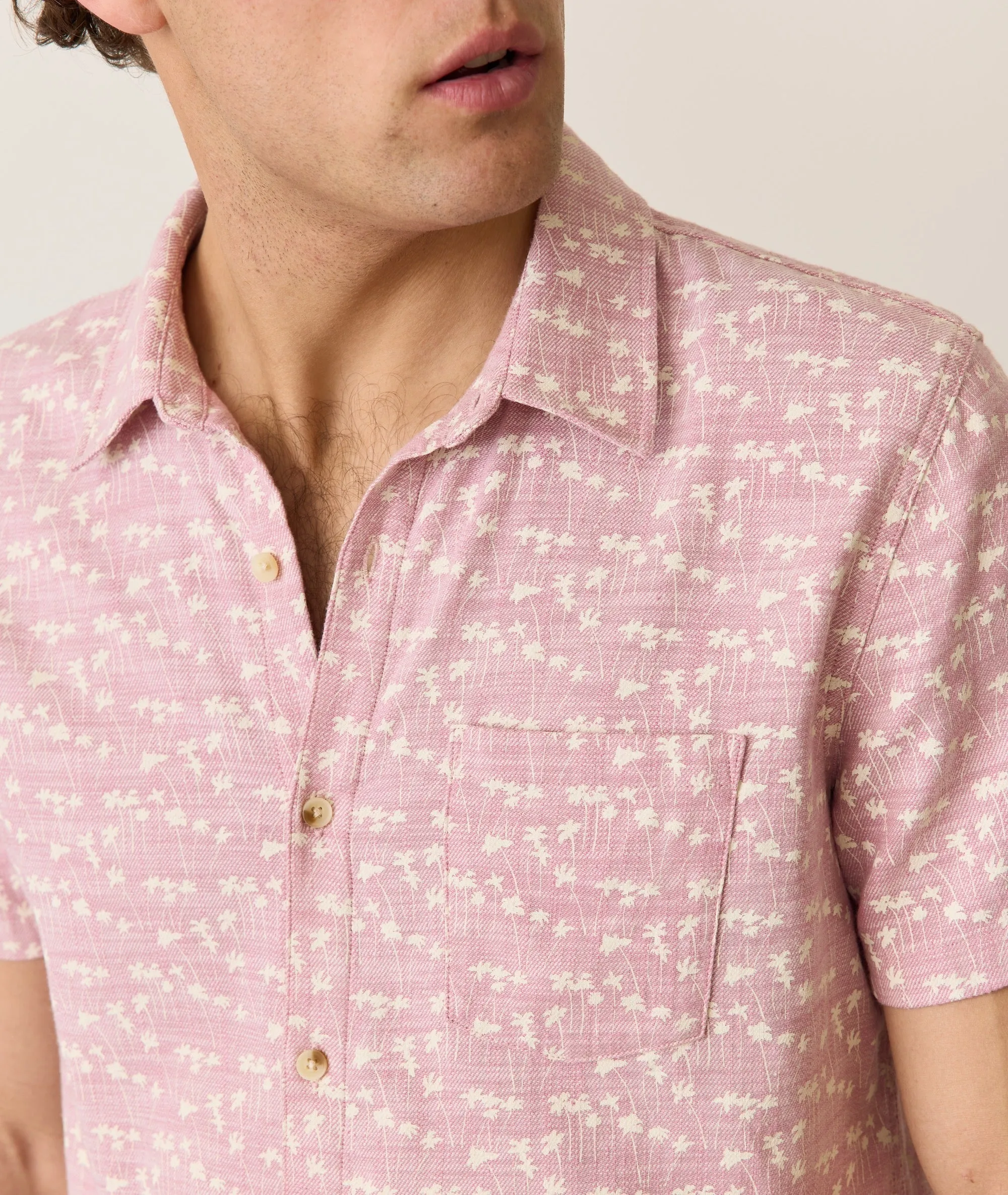 Stretch Selvage Short Sleeve Shirt sold by Marine Layer product image thumbnail 4