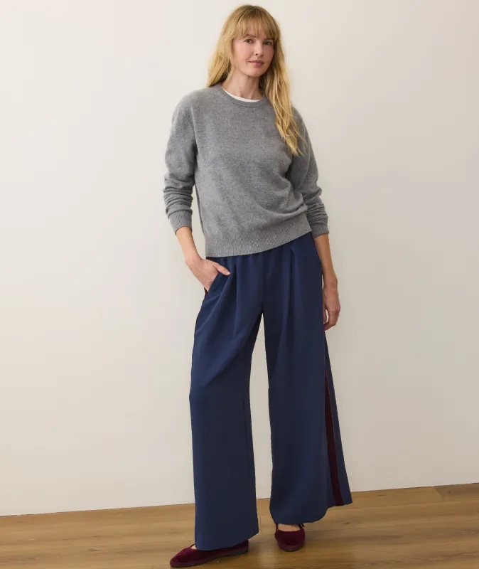 Allison Pleated Wide Leg Trouser sold by Marine Layer