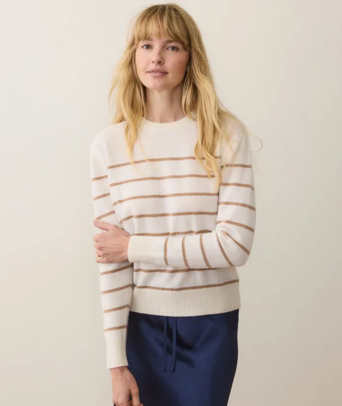 Harper Cashmere Crewneck sold by Marine Layer