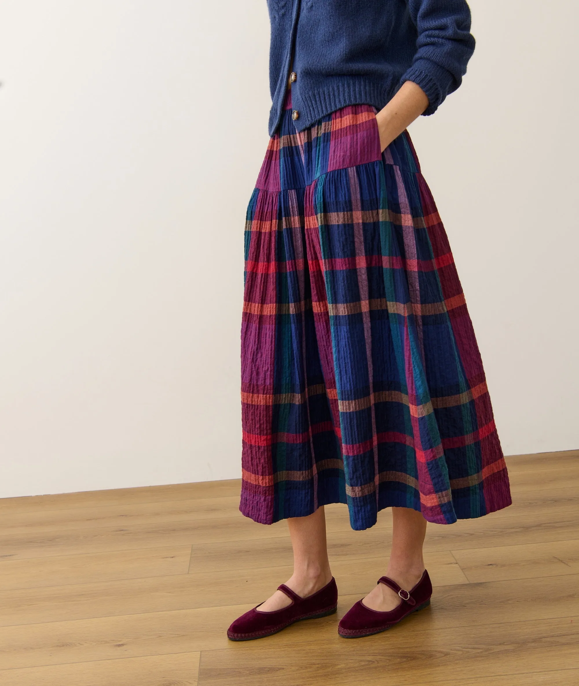 Gia Midi Skirt sold by Marine Layer product image thumbnail 3