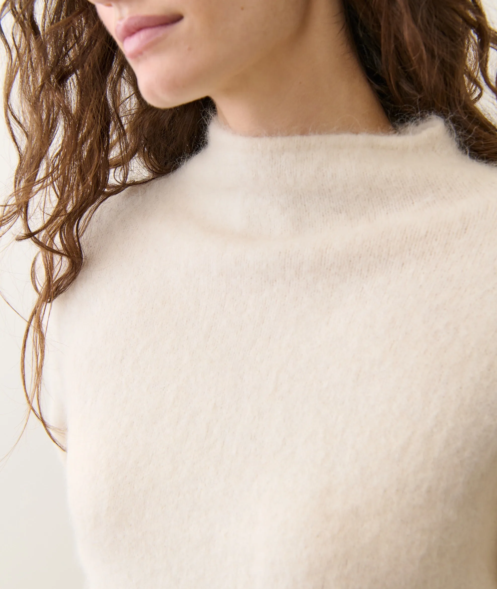 Suri Alpaca Mock Neck Sweater sold by Marine Layer product image thumbnail 5