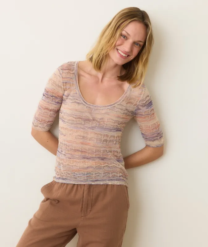 Alana Sweater Top sold by Marine Layer