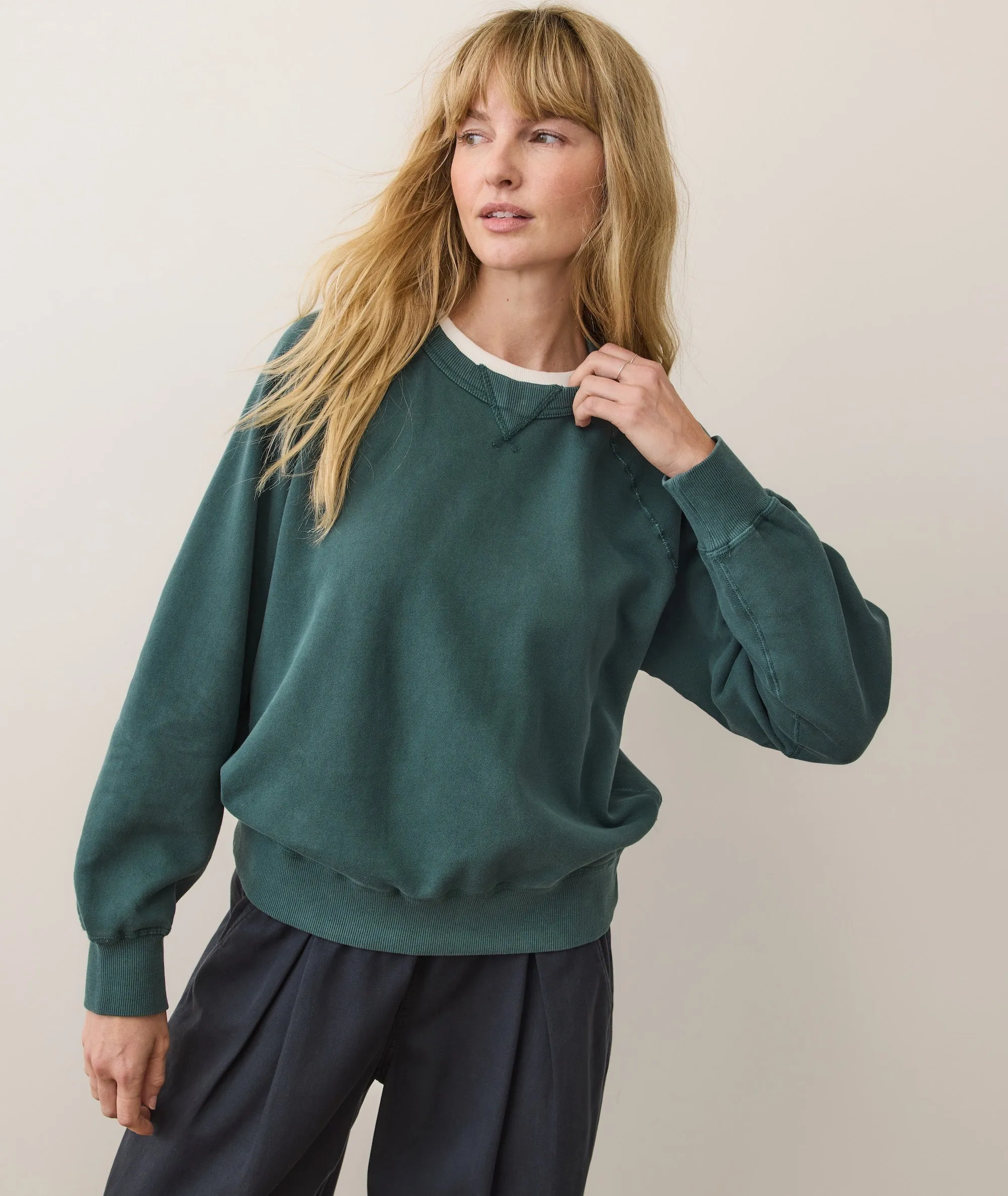 Cloud 9 Fleece Sweatshirt sold by Marine Layer product image thumbnail 3