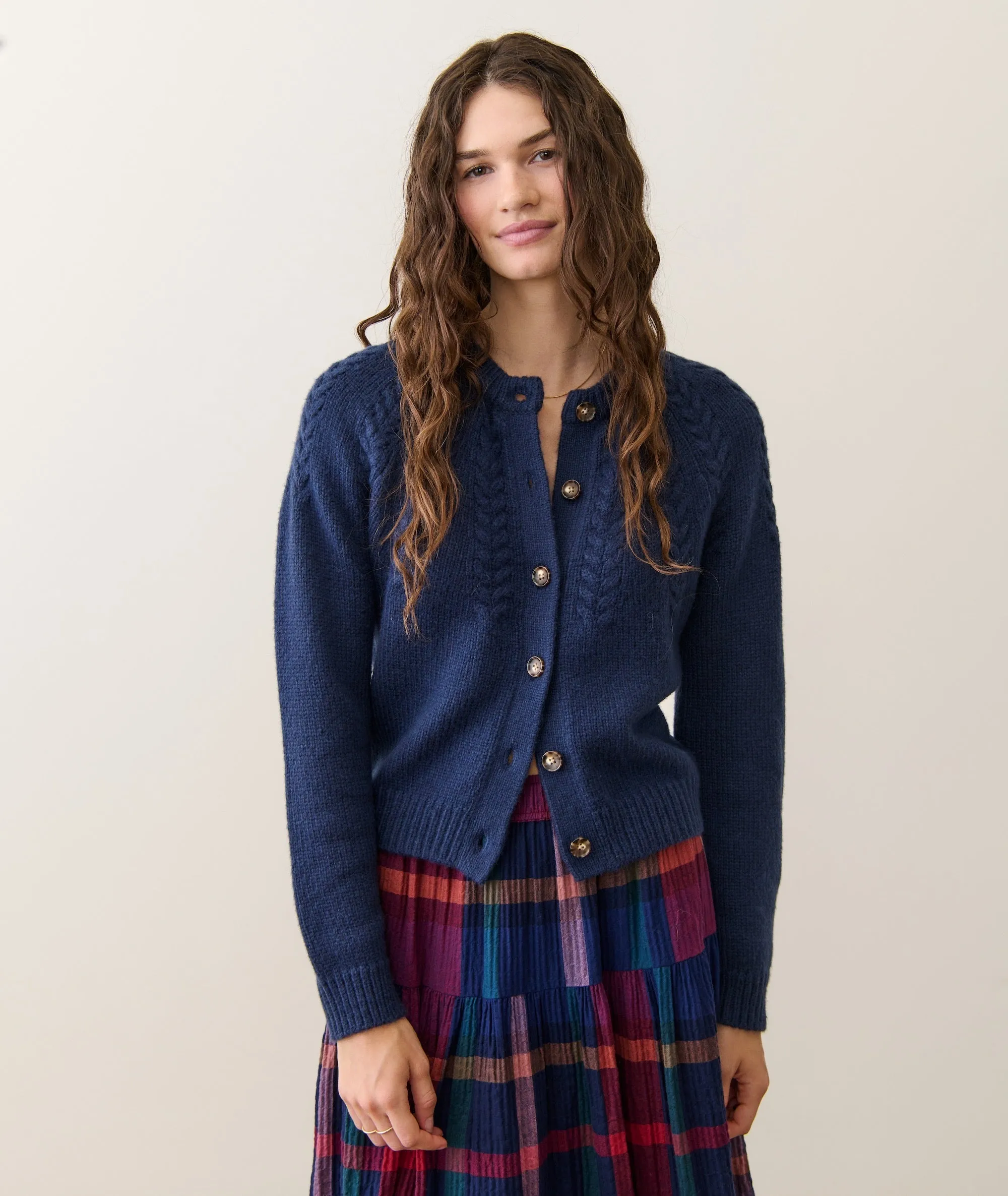 Everly Cable Knit Cardigan sold by Marine Layer product image thumbnail 2