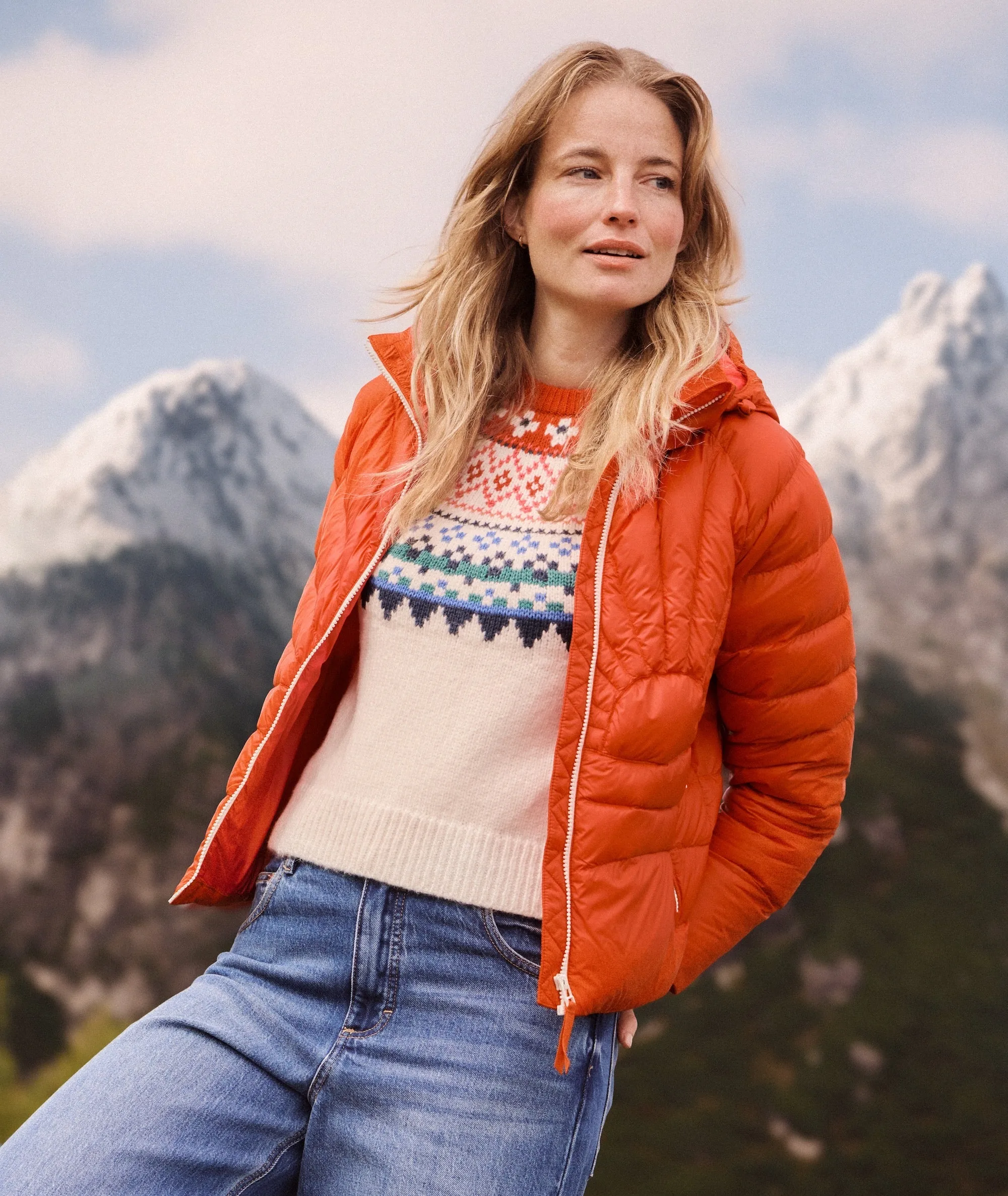 Sunbeam Puffer Jacket sold by Marine Layer product image thumbnail 4