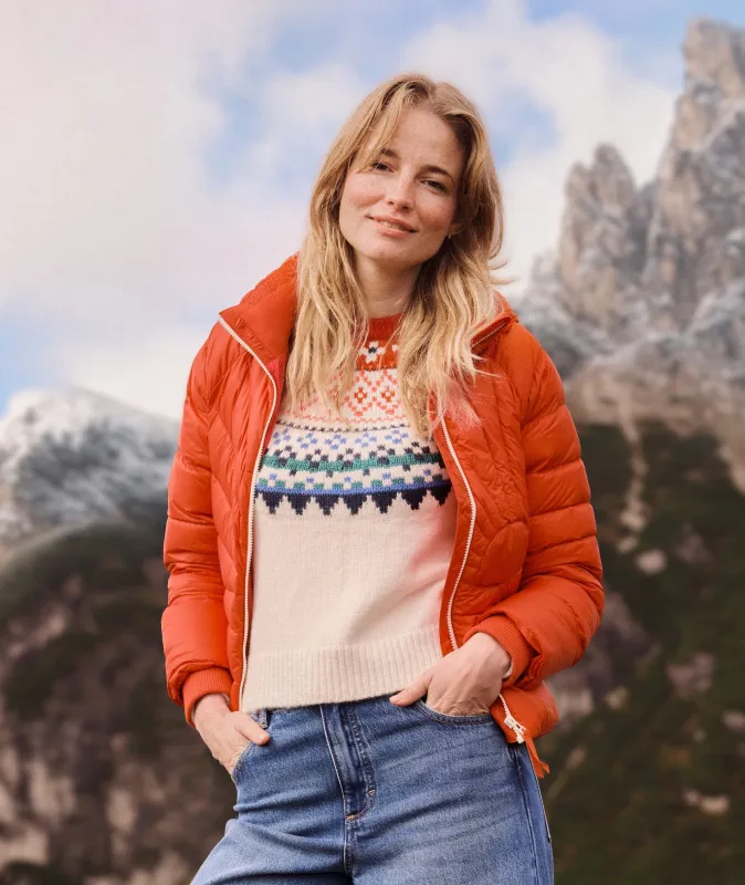 Sunbeam Puffer Jacket sold by Marine Layer